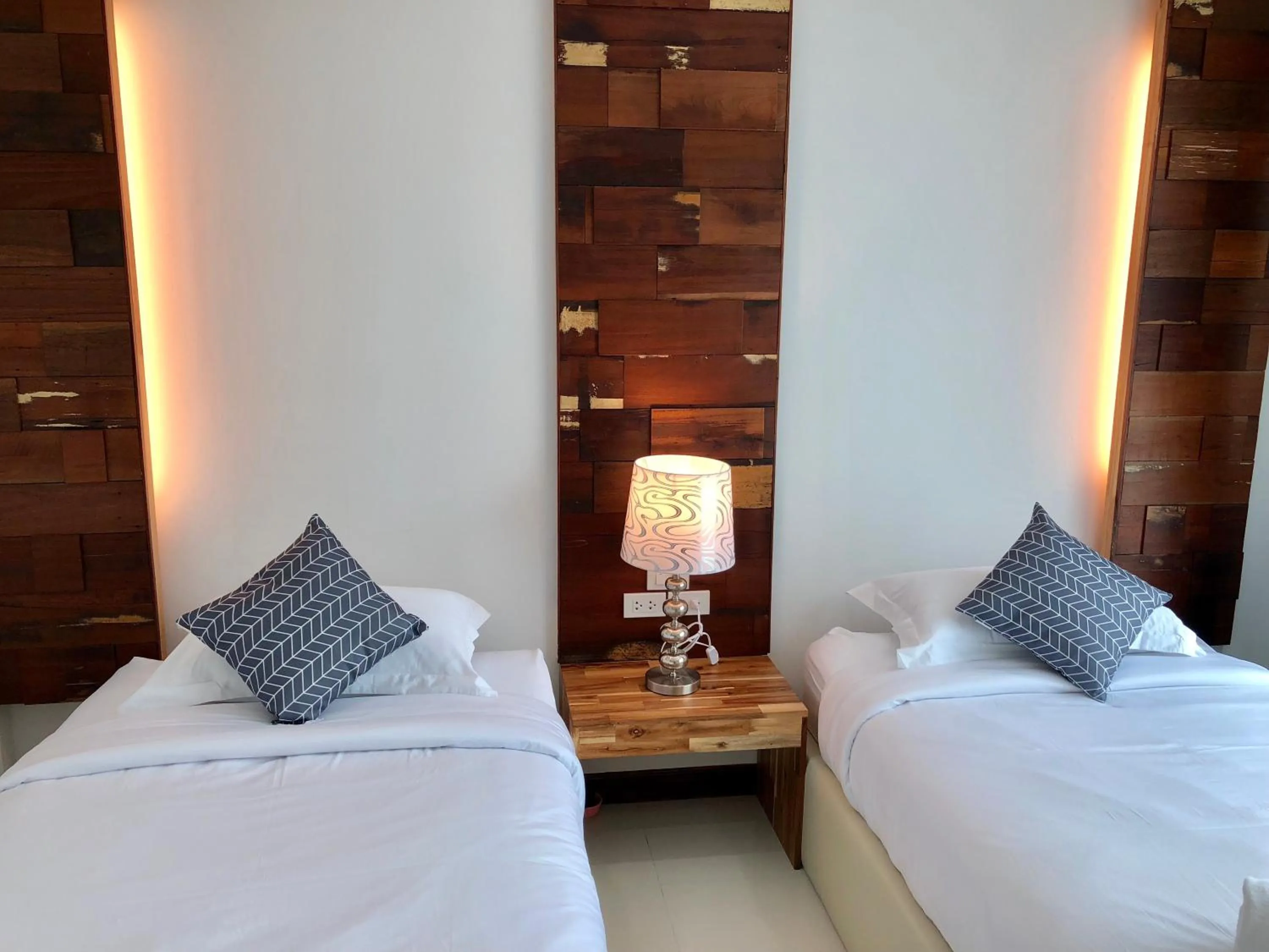 Bed in Nan Panwa Hotel