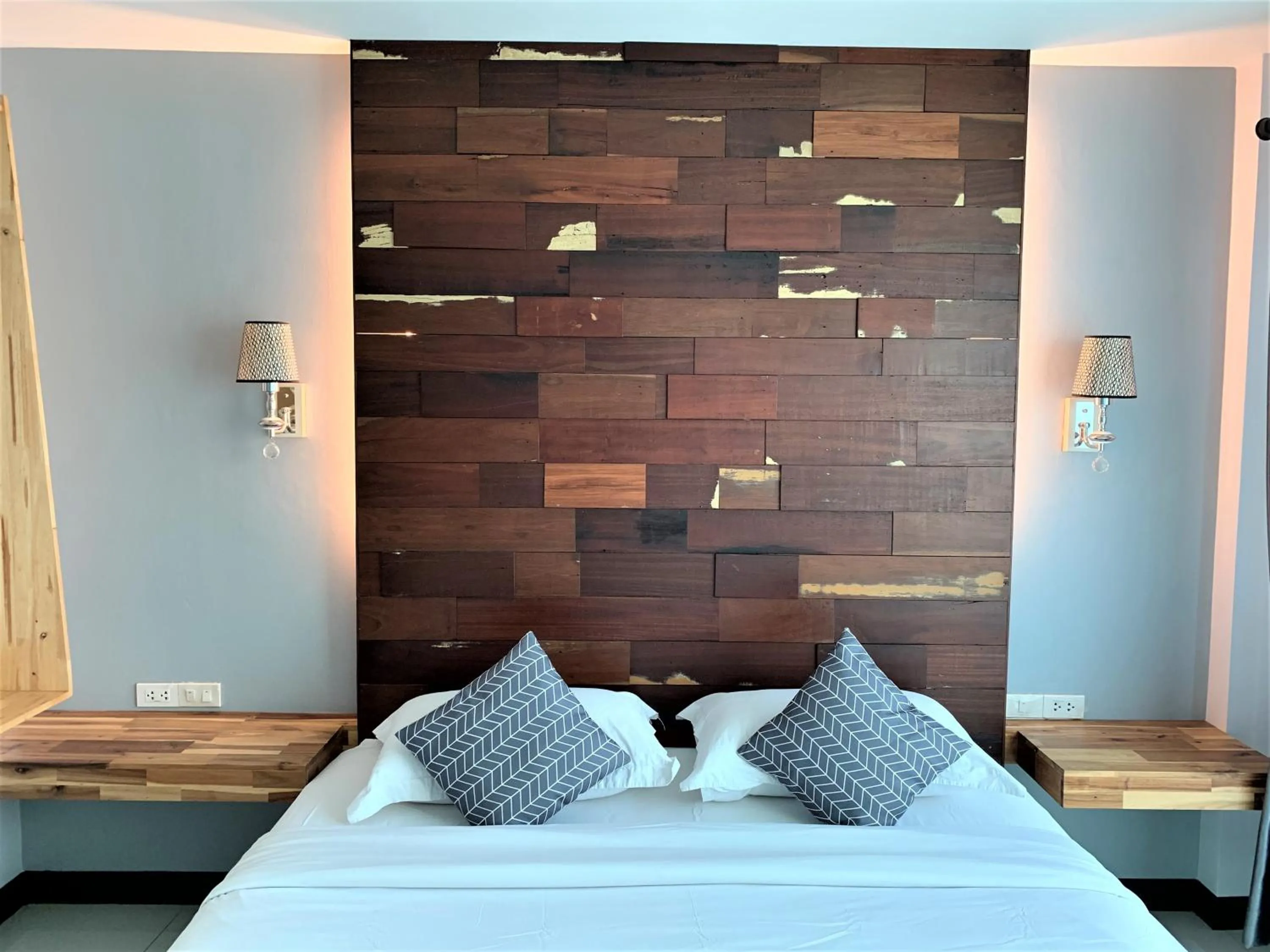 Bed in Nan Panwa Hotel