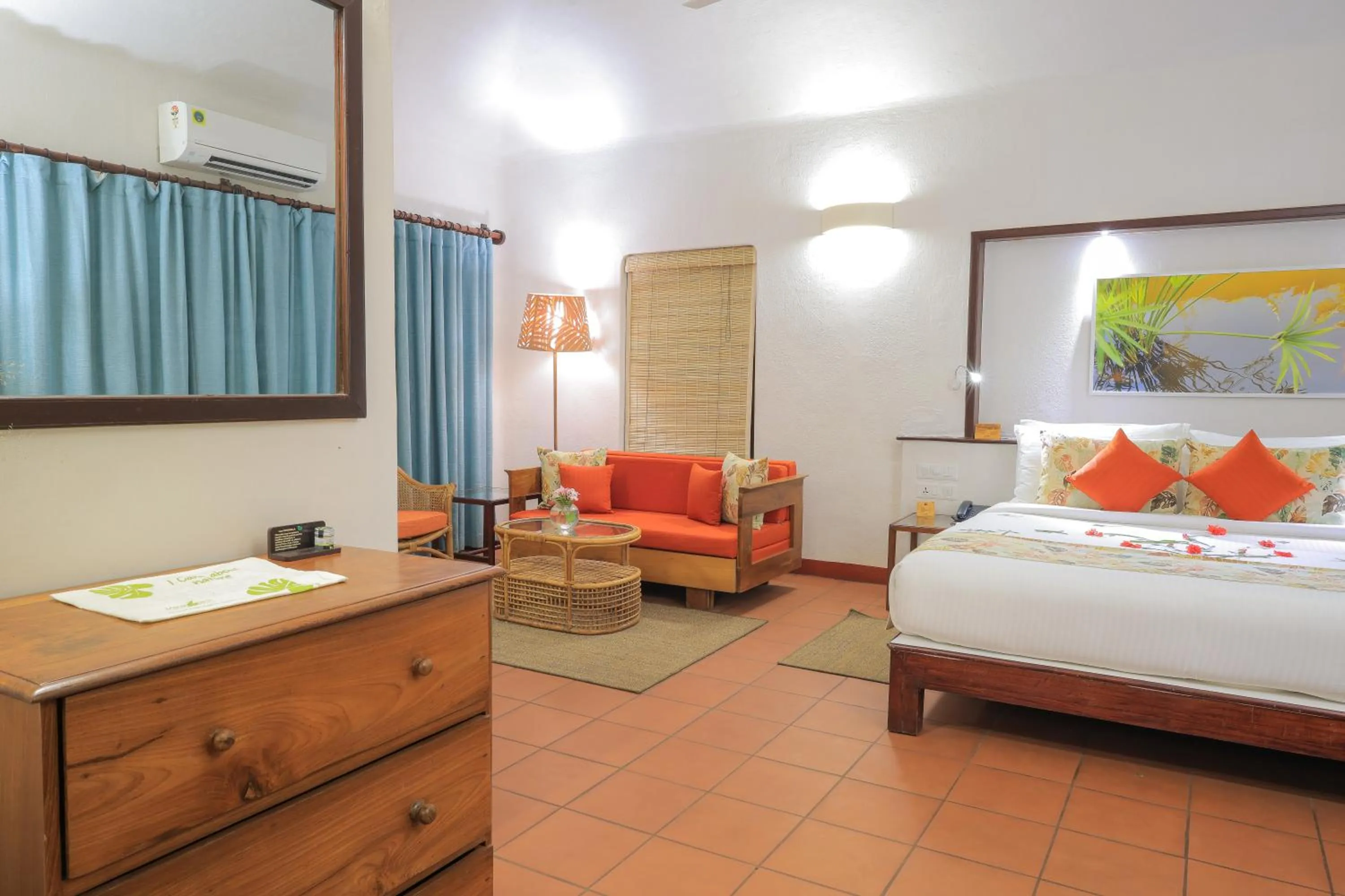 Bedroom, Bed in Marari Beach Resort Alleppey - A CGH Earth Experience