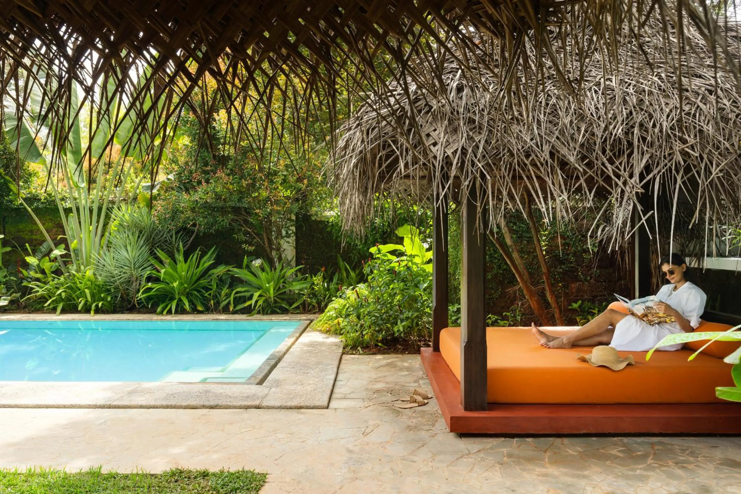 Patio in Marari Beach Resort Alleppey - A CGH Earth Experience