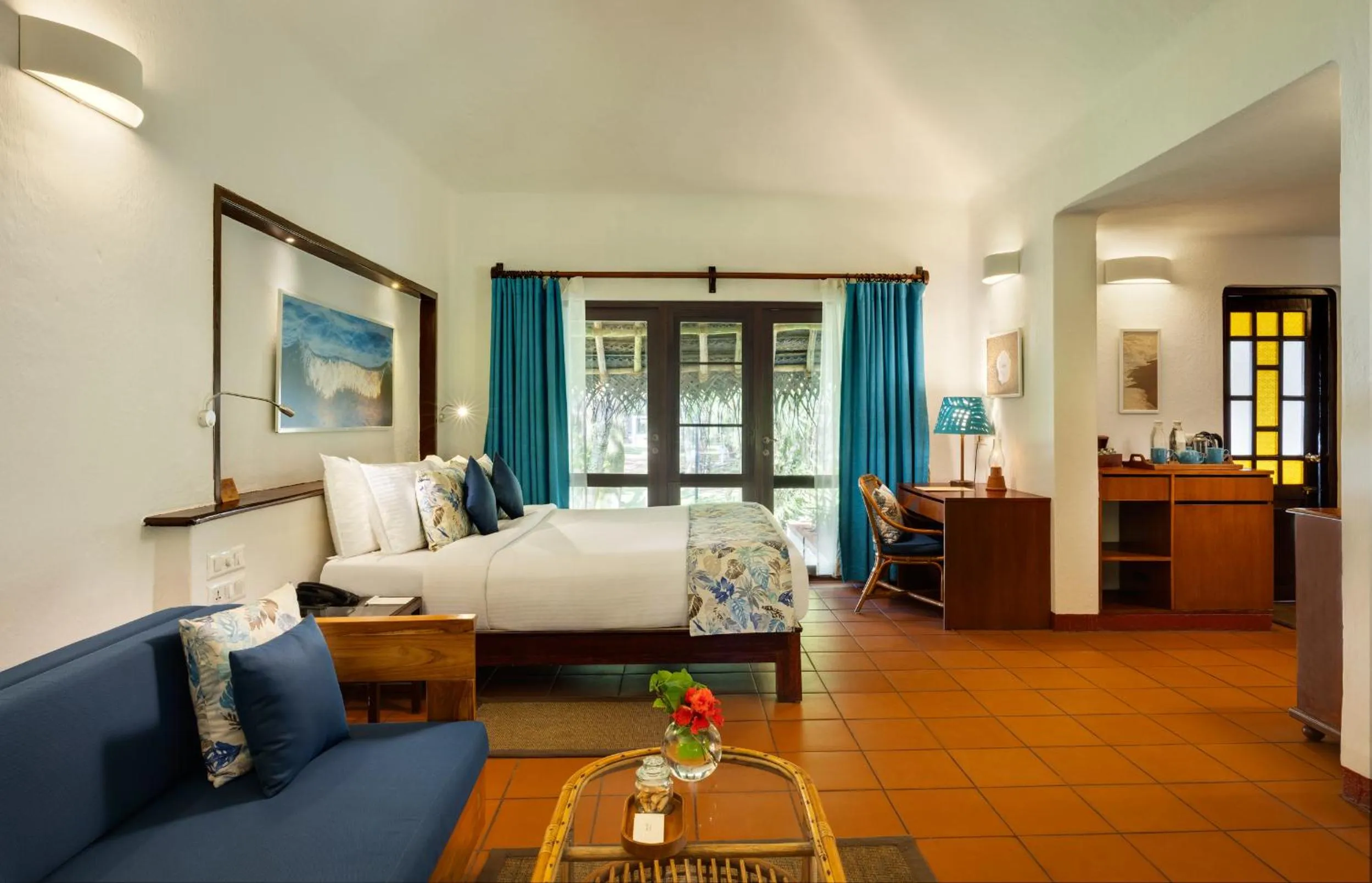 Photo of the whole room, Bed in Marari Beach Resort Alleppey - A CGH Earth Experience