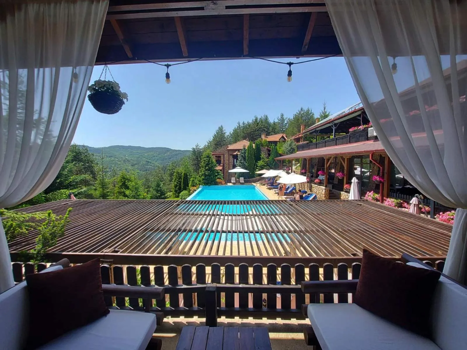 Pool view in Aurora Resort & Spa