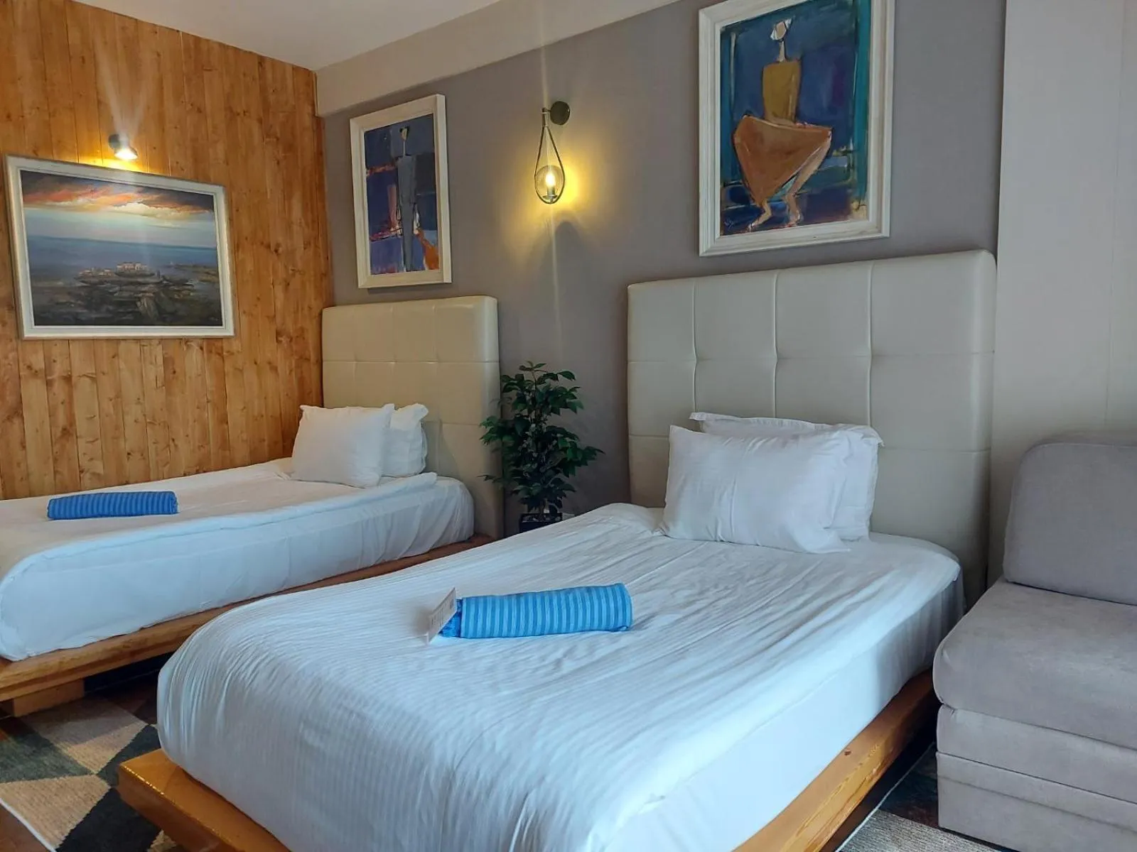 Bed in Aurora Resort & Spa