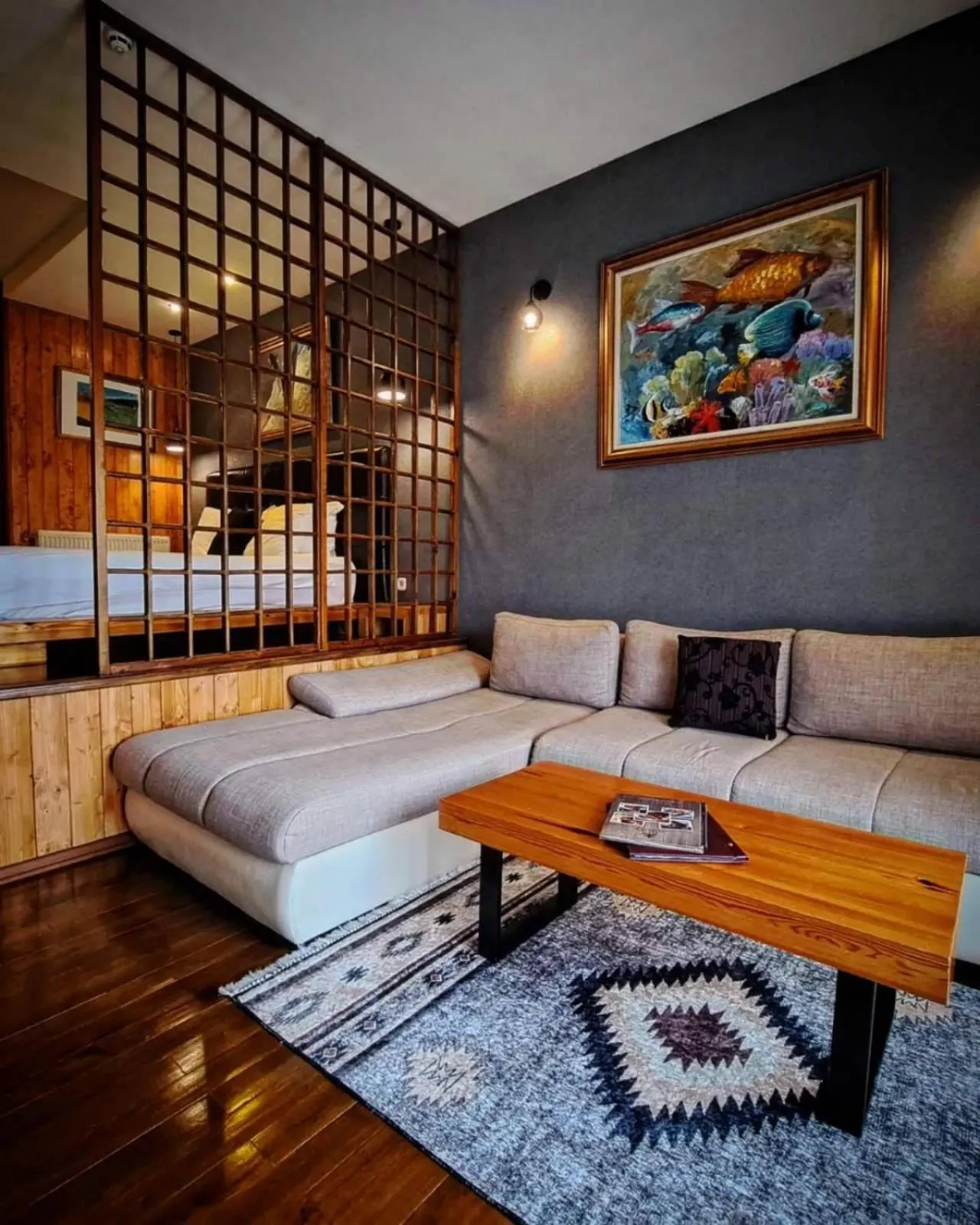 Living room in Aurora Resort & Spa