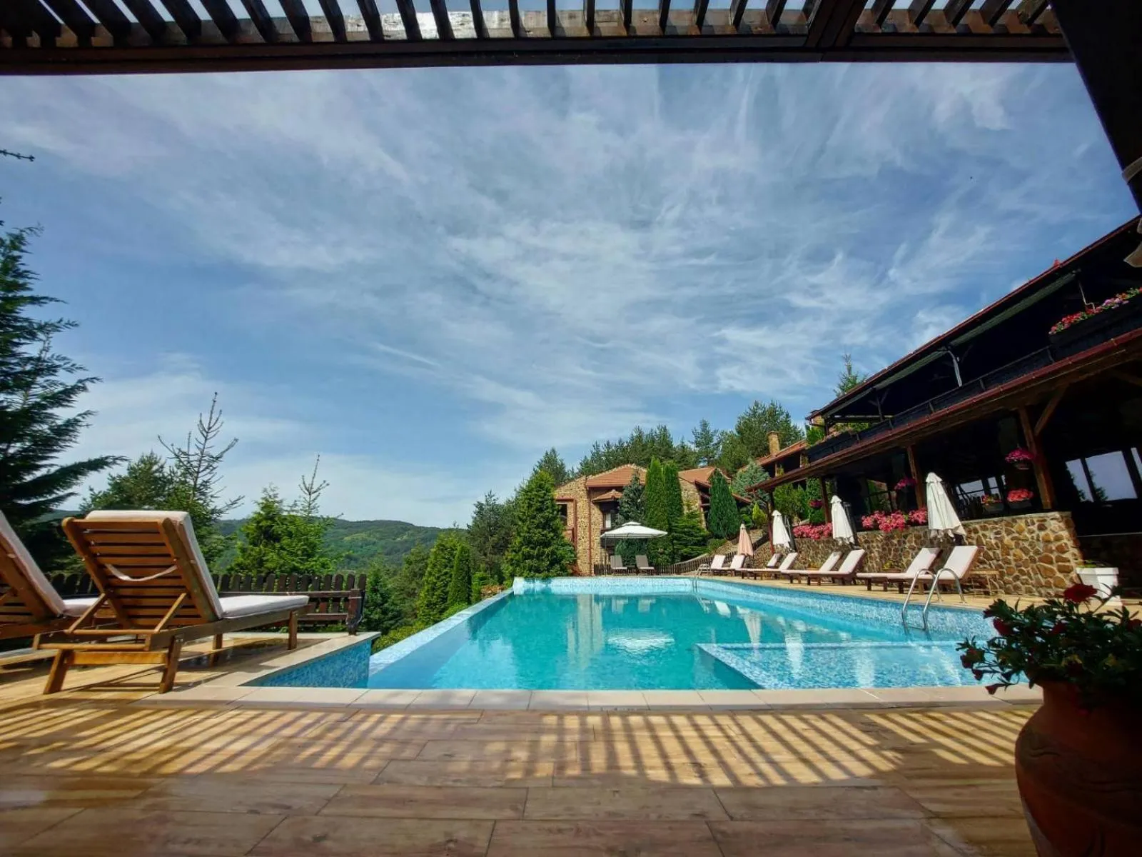 Swimming pool in Aurora Resort & Spa