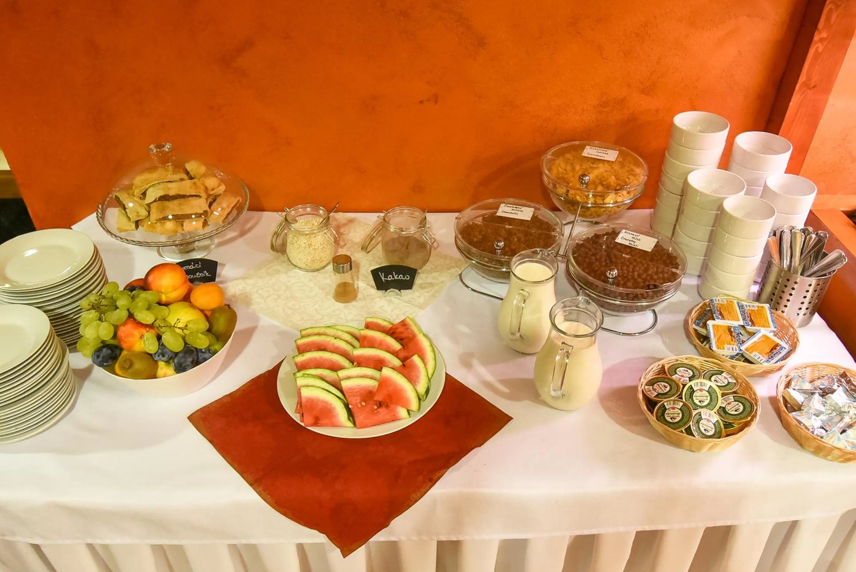 Breakfast in Wellness Hotel Lužan