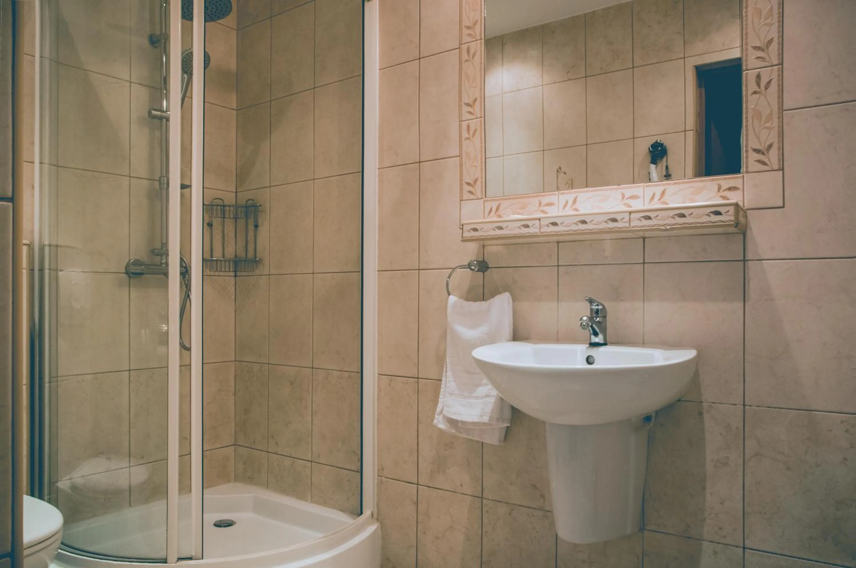 Shower in Hotel Dwa Księżyce