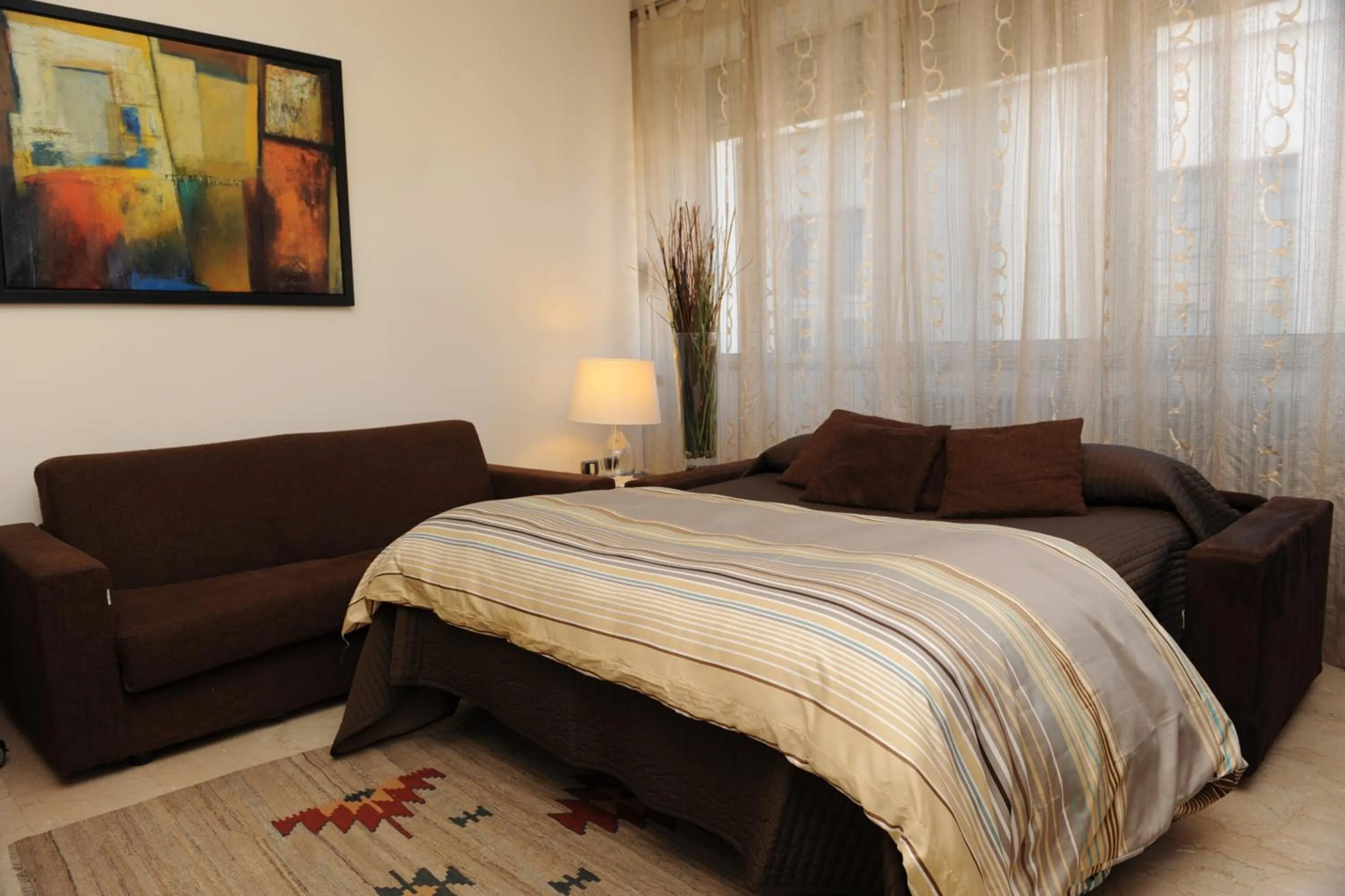 Living room, Bed in Lux Appartamenti