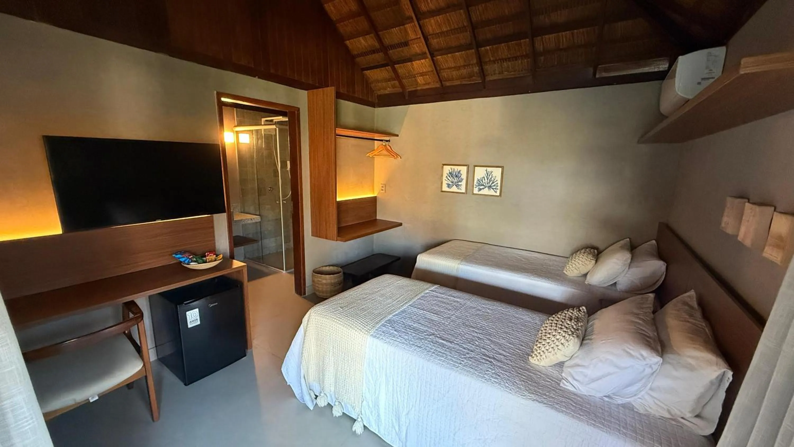 Bed in Pousada Duna Paraiso Maceió