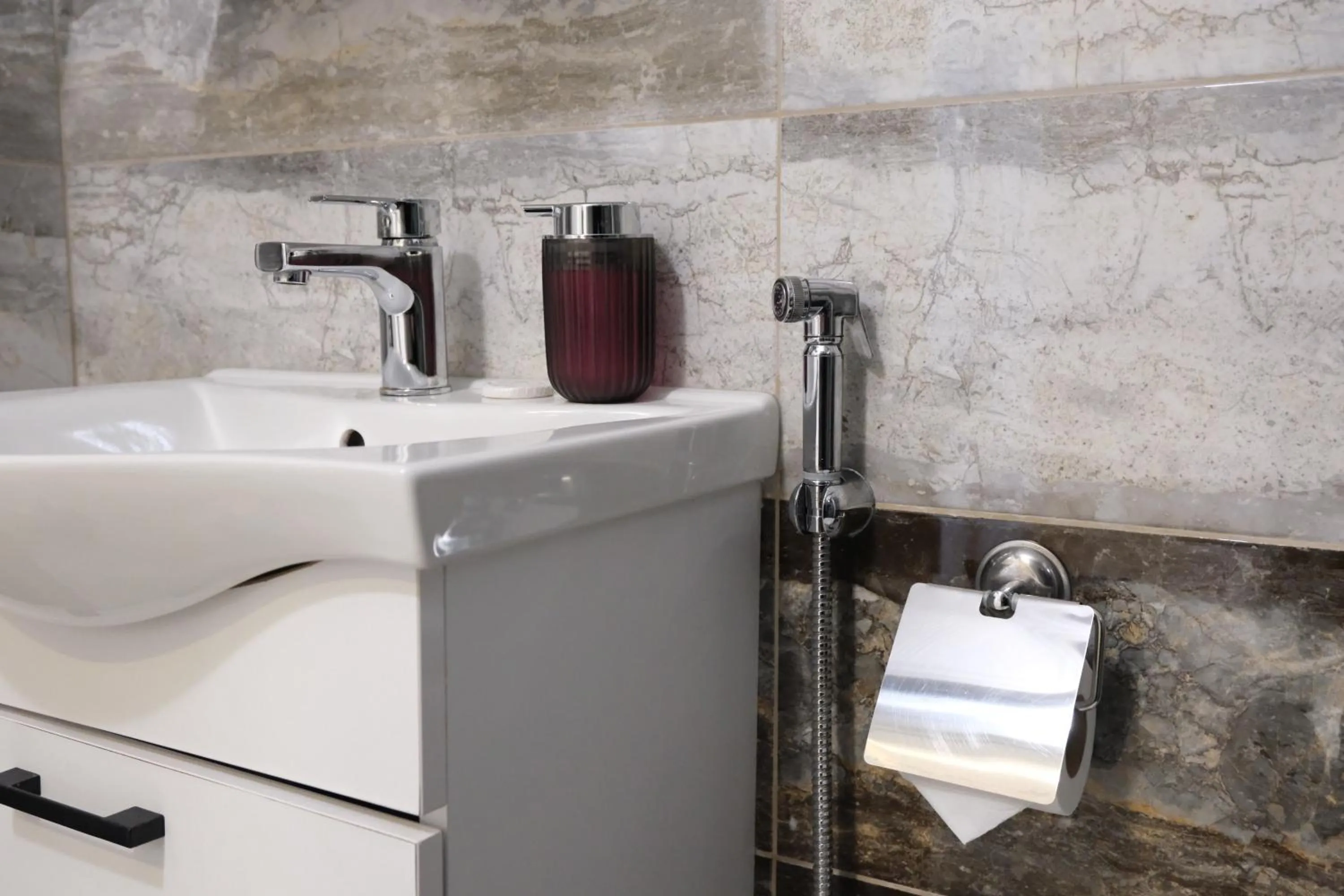 Shower in Şahin Tepesi Suite Otel