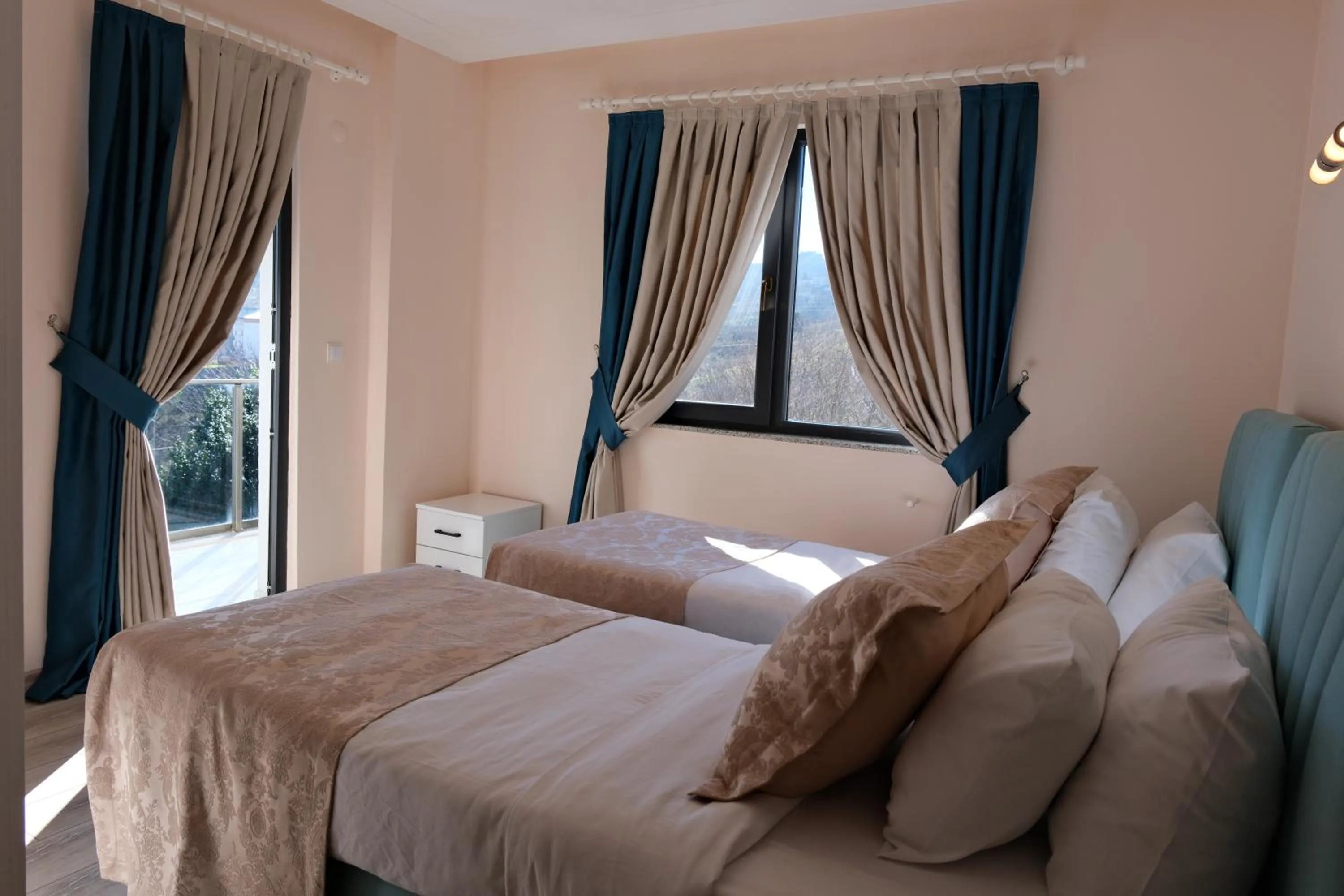 Bed in Şahin Tepesi Suite Otel