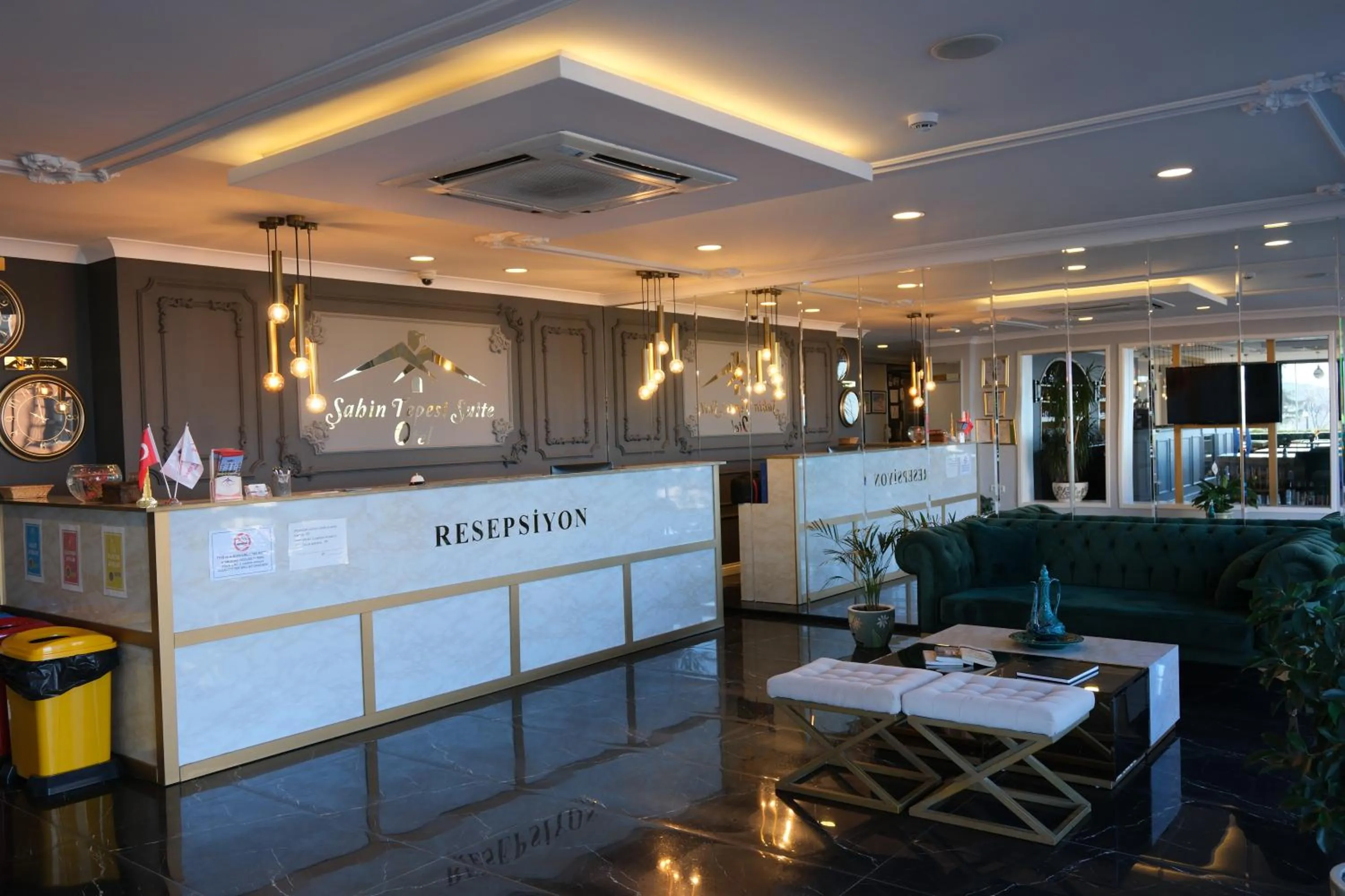 Lobby or reception in Şahin Tepesi Suite Otel
