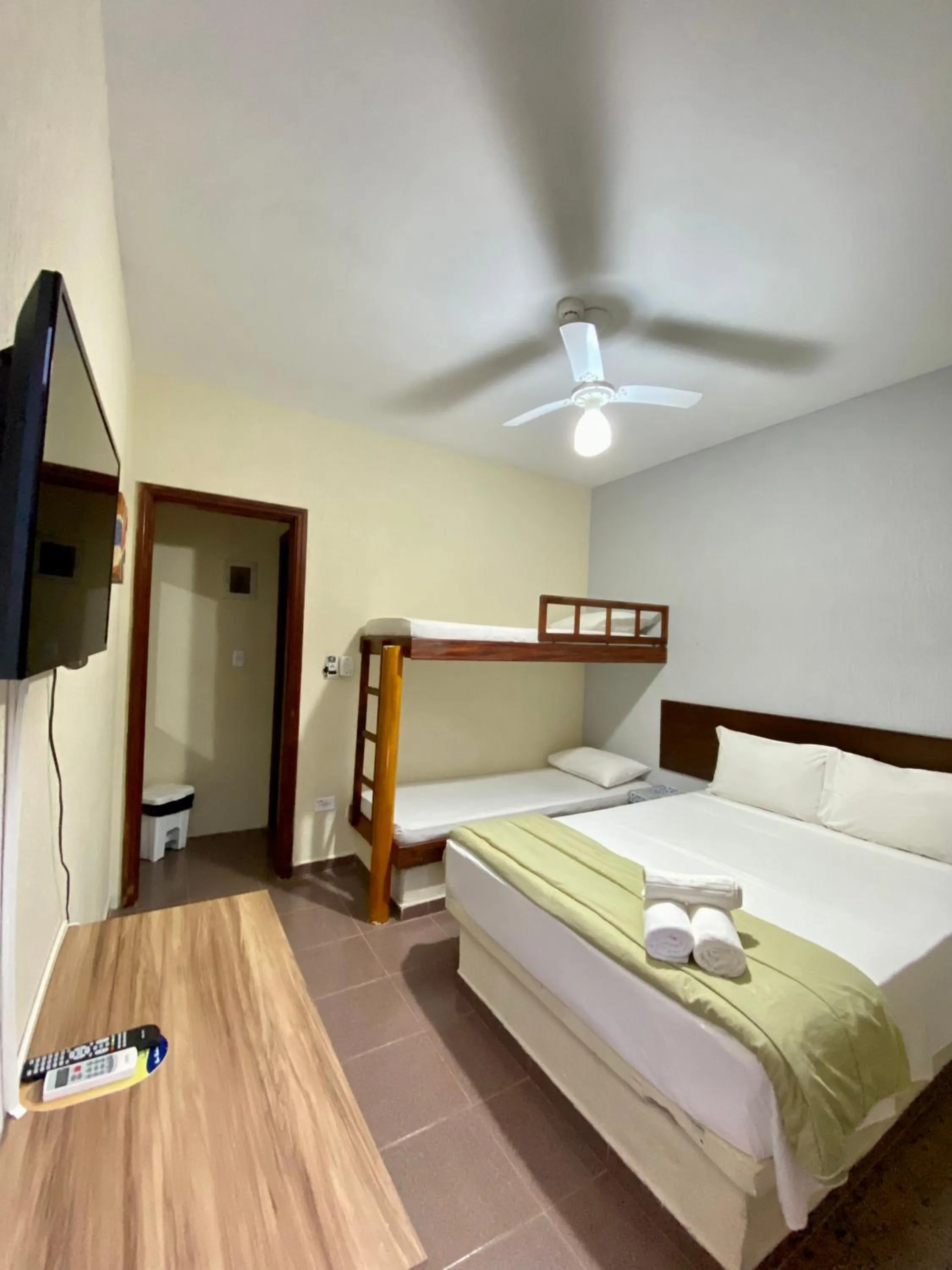 Bed in Hotel Canto do Rio Maresias