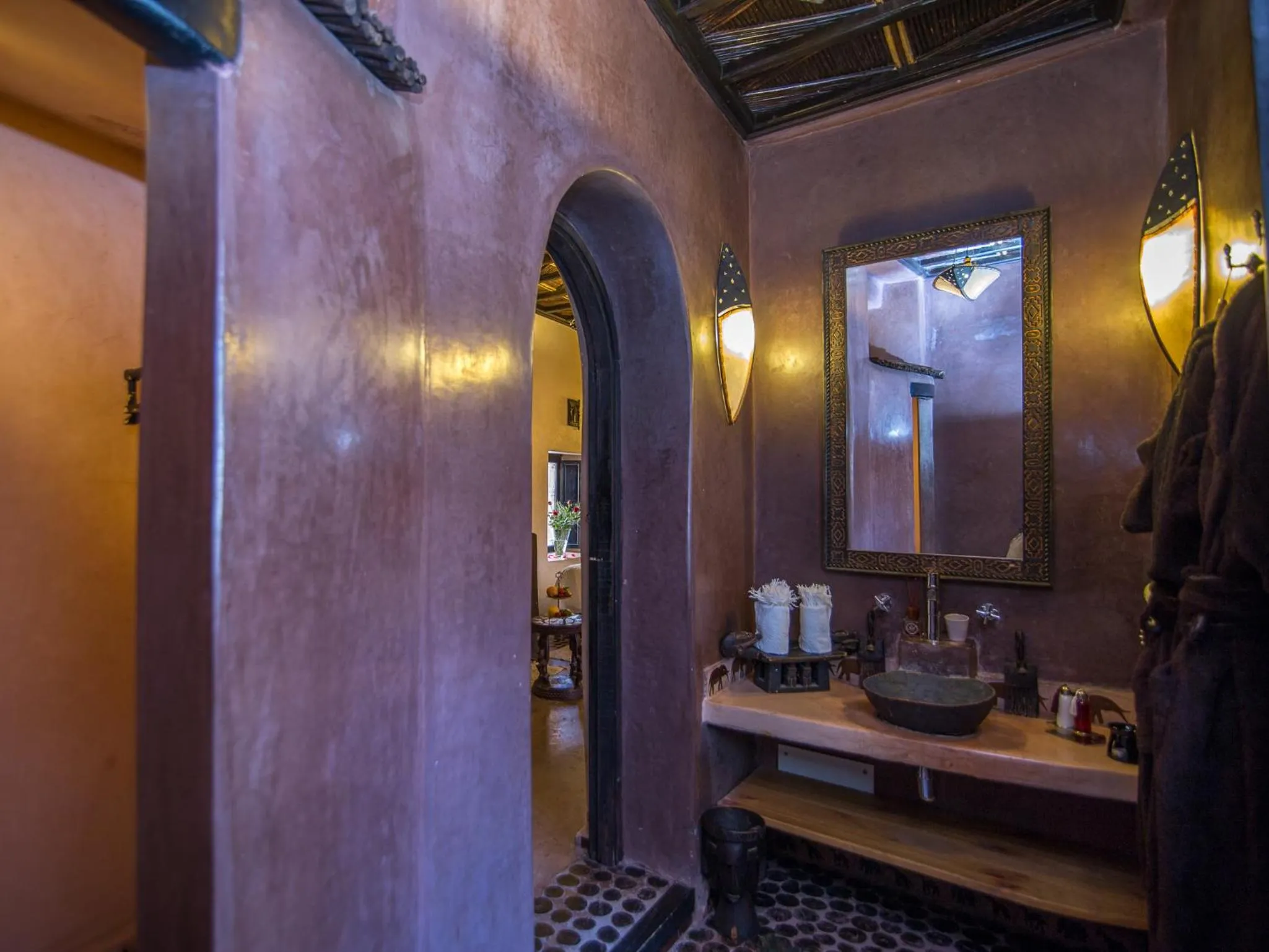 Bathroom in Riad Samsli