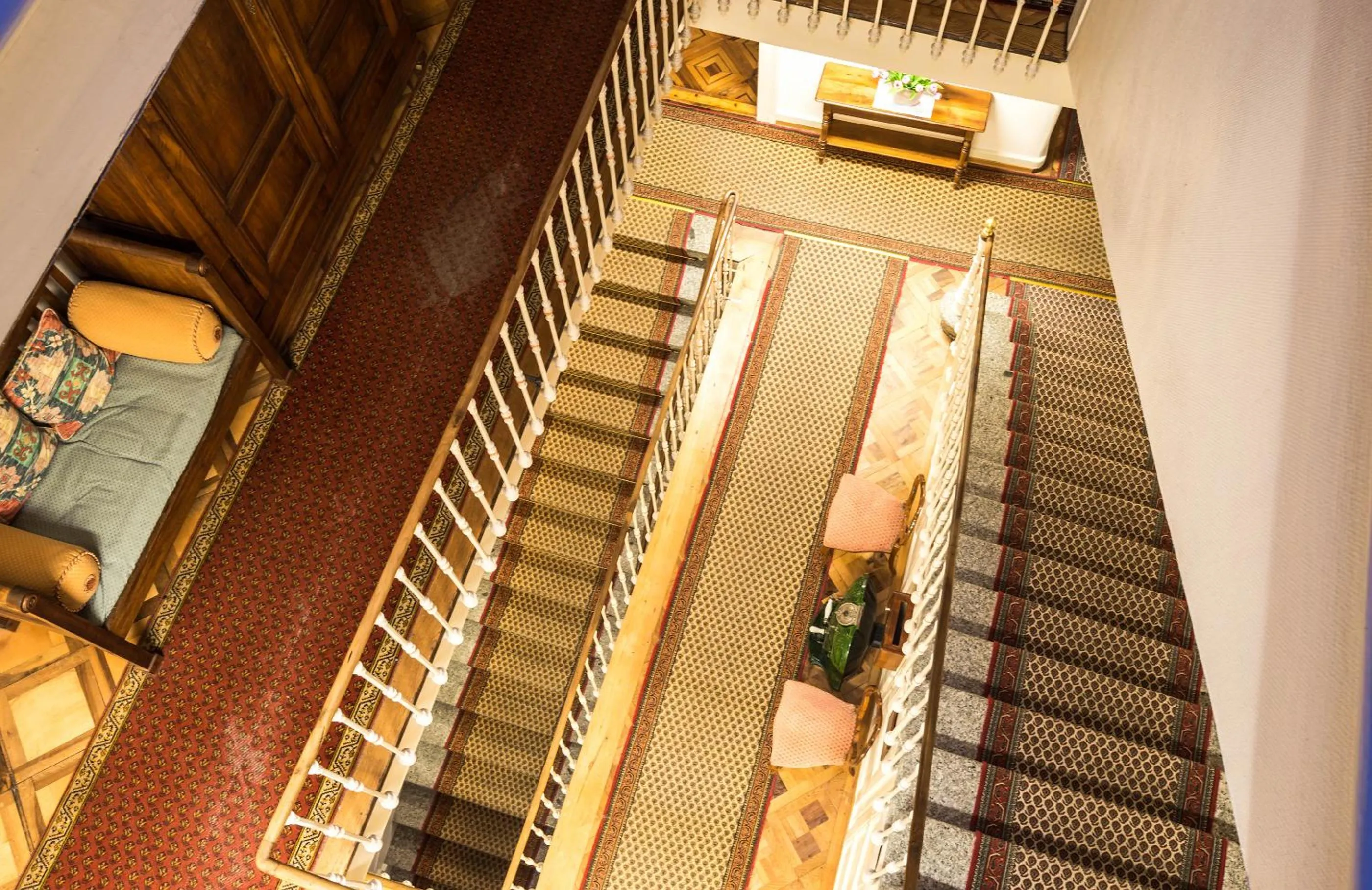 Lobby or reception in Swiss Historic Hotel Masson