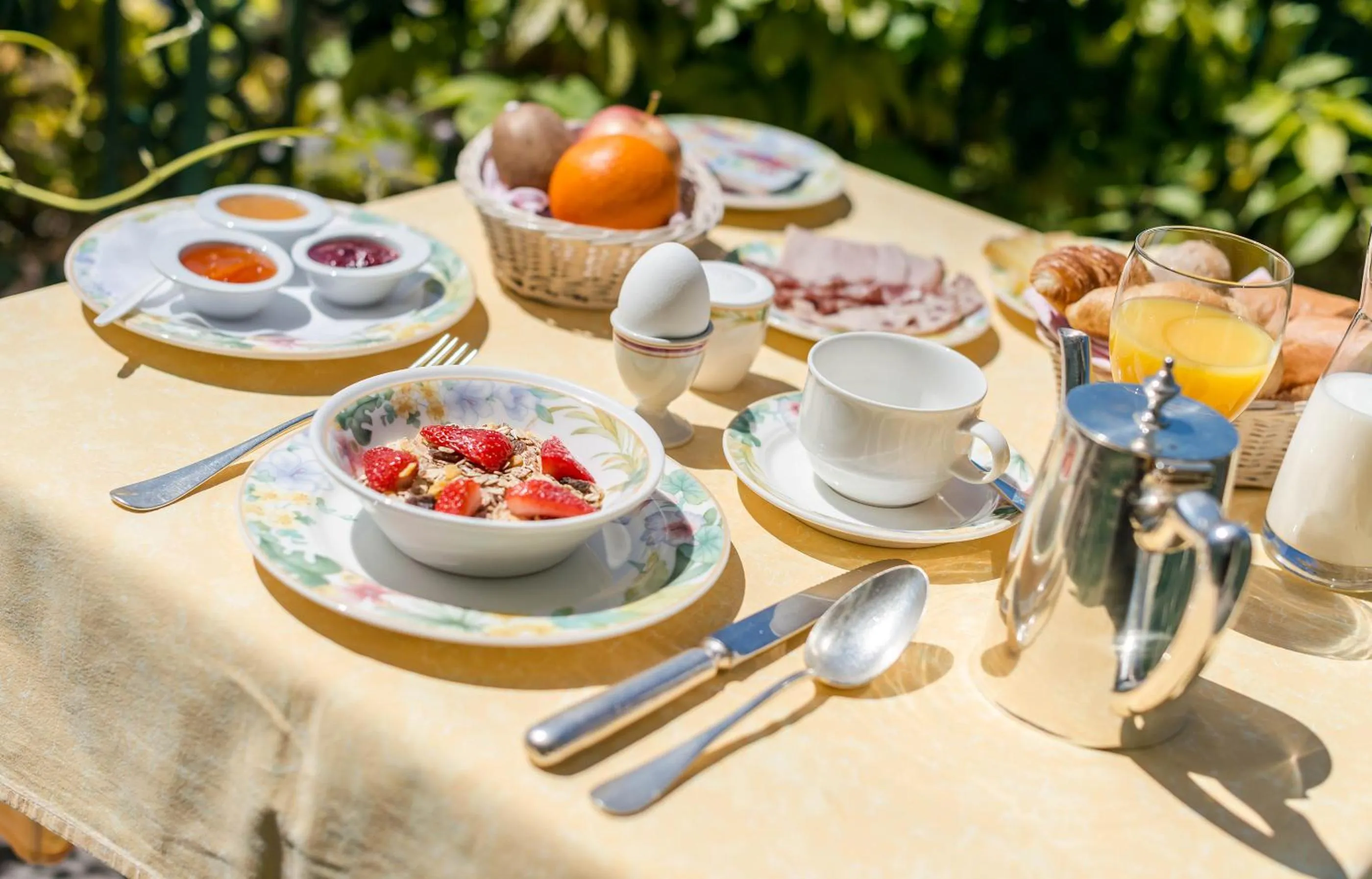 Balcony/Terrace in Swiss Historic Hotel Masson