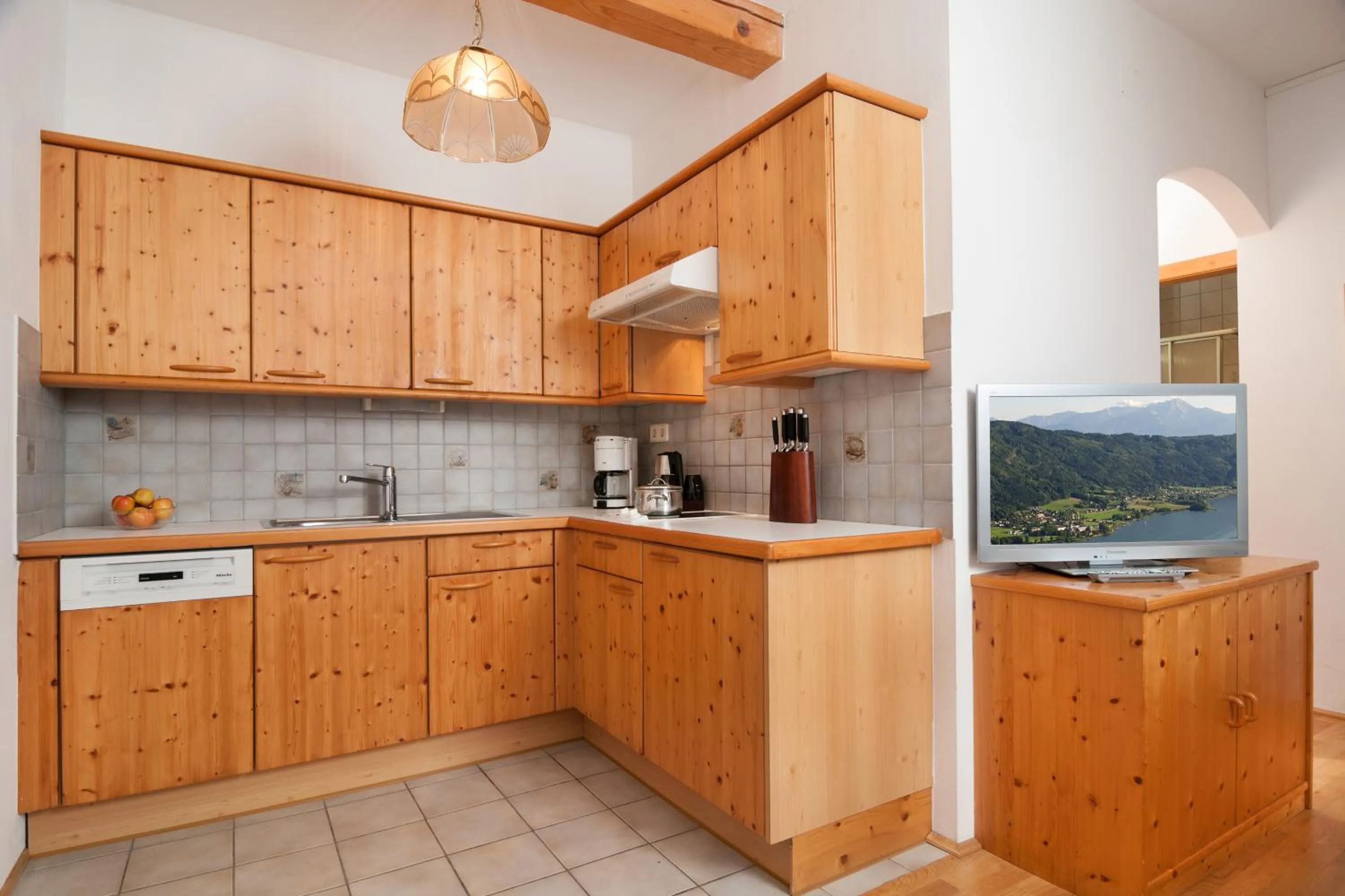 Kitchen or kitchenette in Wellness Landhaus Parth