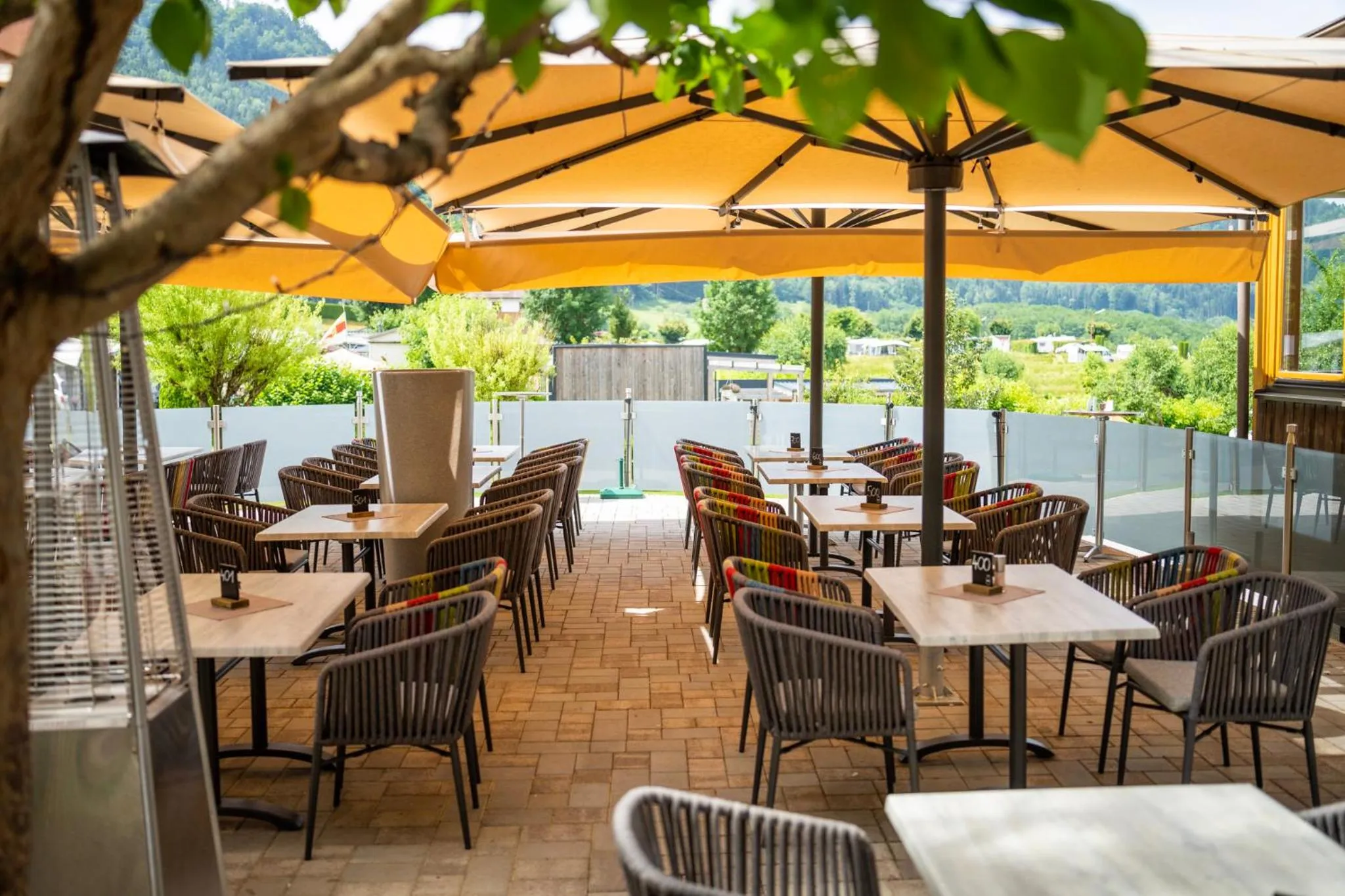 Patio in Wellness Landhaus Parth