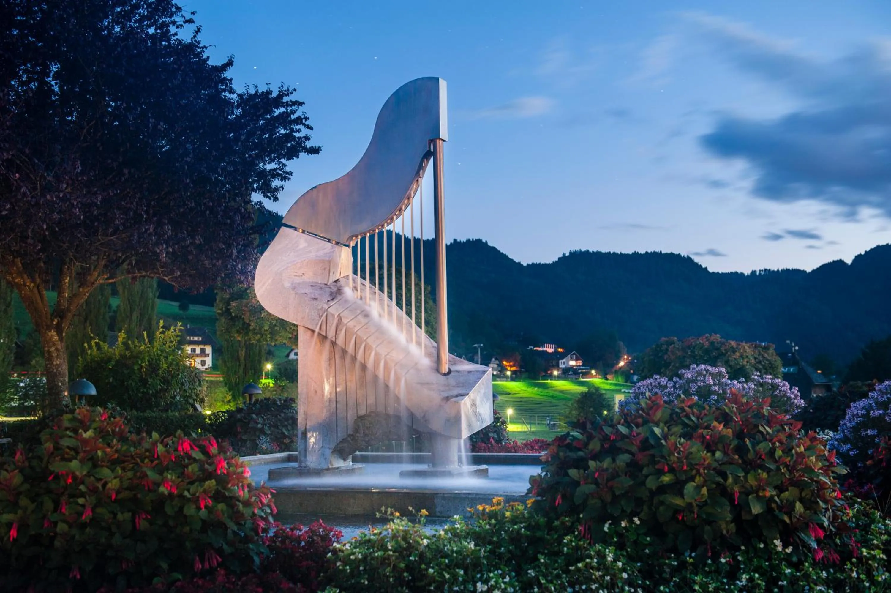 Natural landscape in Wellness Landhaus Parth