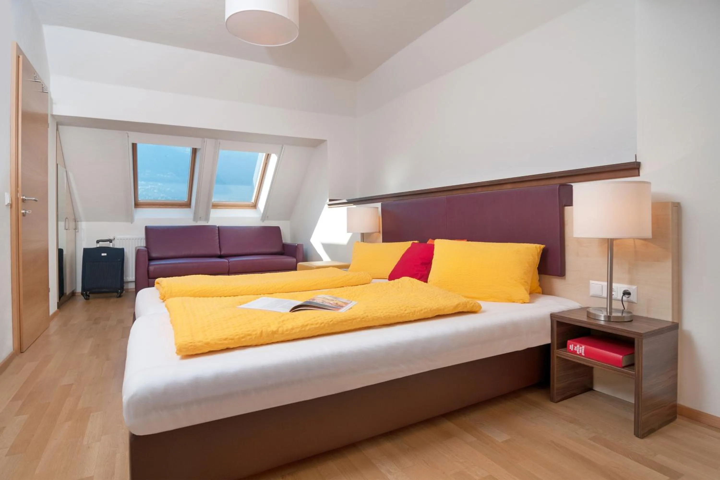 Decorative detail, Bed in Wellness Landhaus Parth