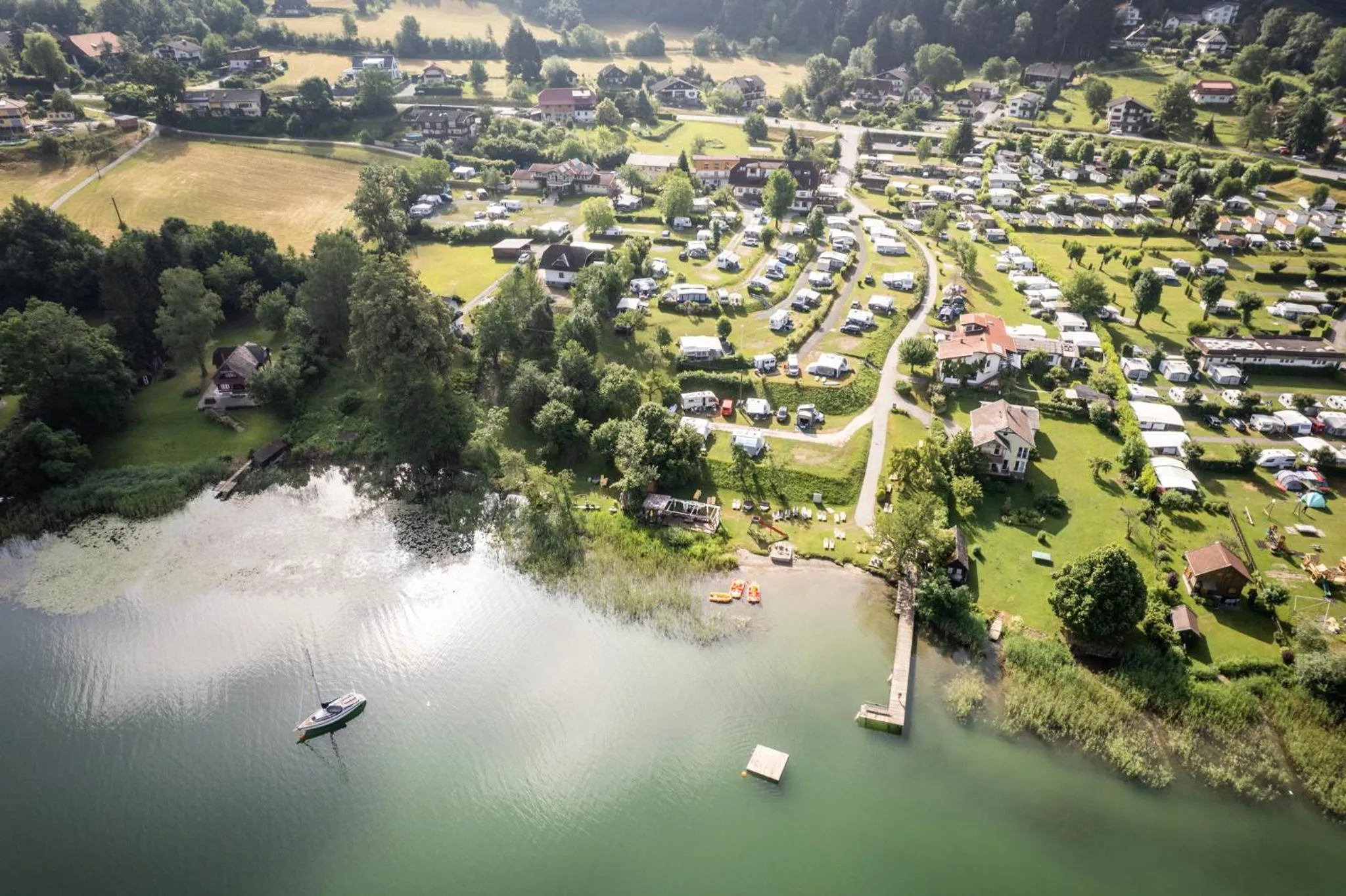 Lake view in Wellness Landhaus Parth