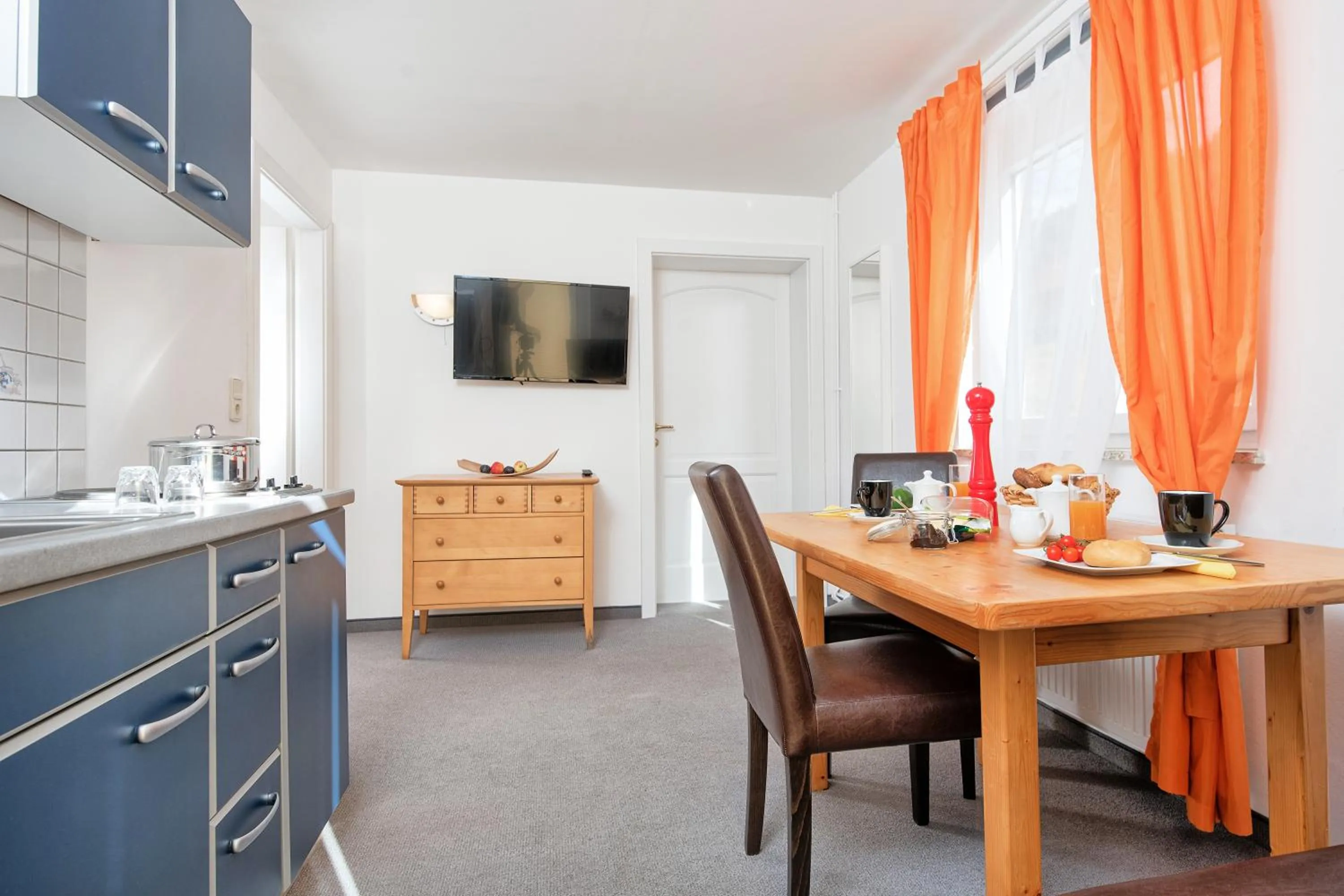 Kitchen or kitchenette in Wellness Landhaus Parth