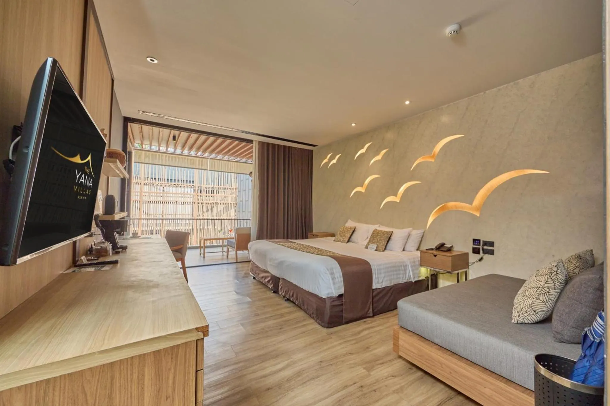 Bed in The Yana Villas Hua Hin