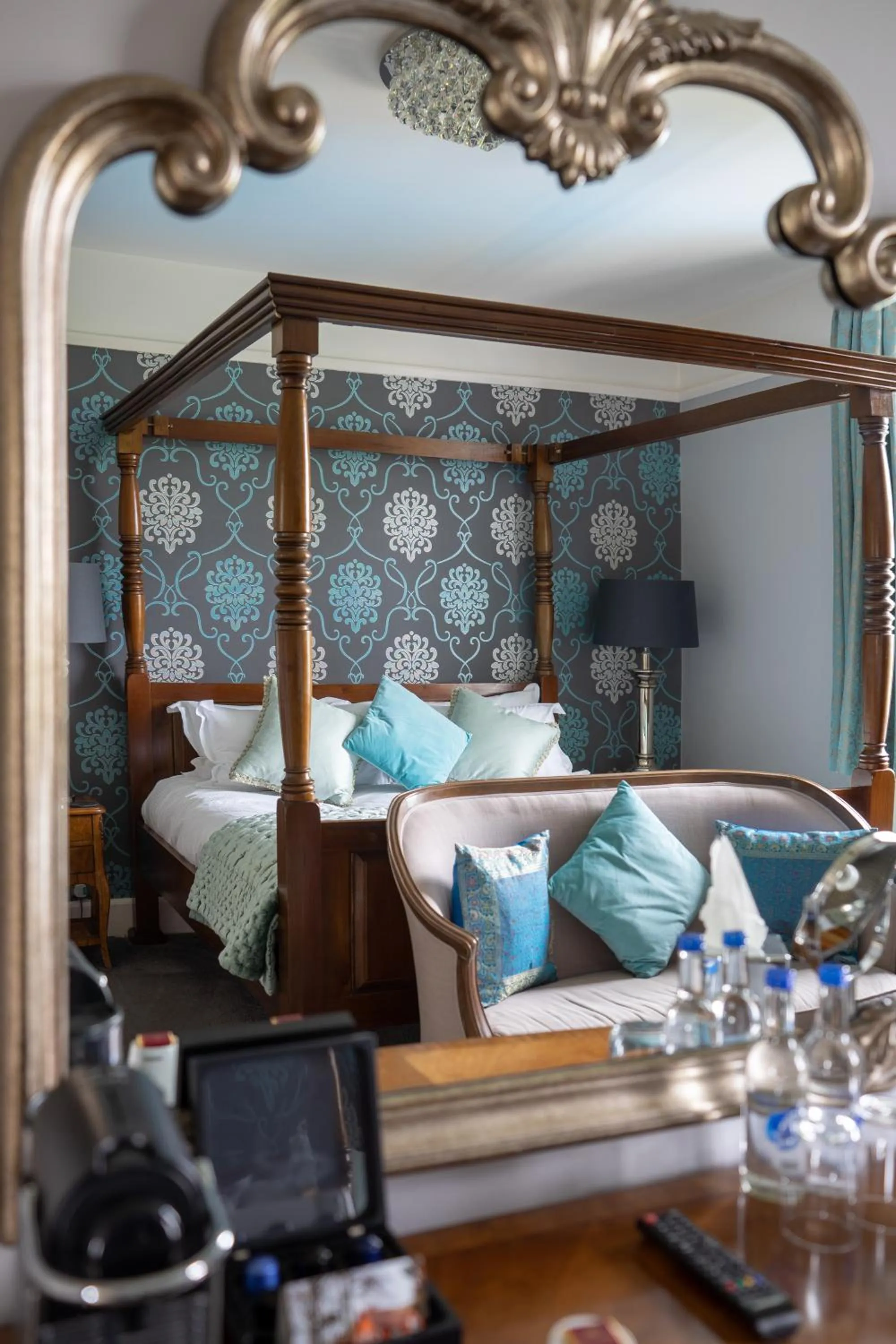 Bed in Dower House Hotel