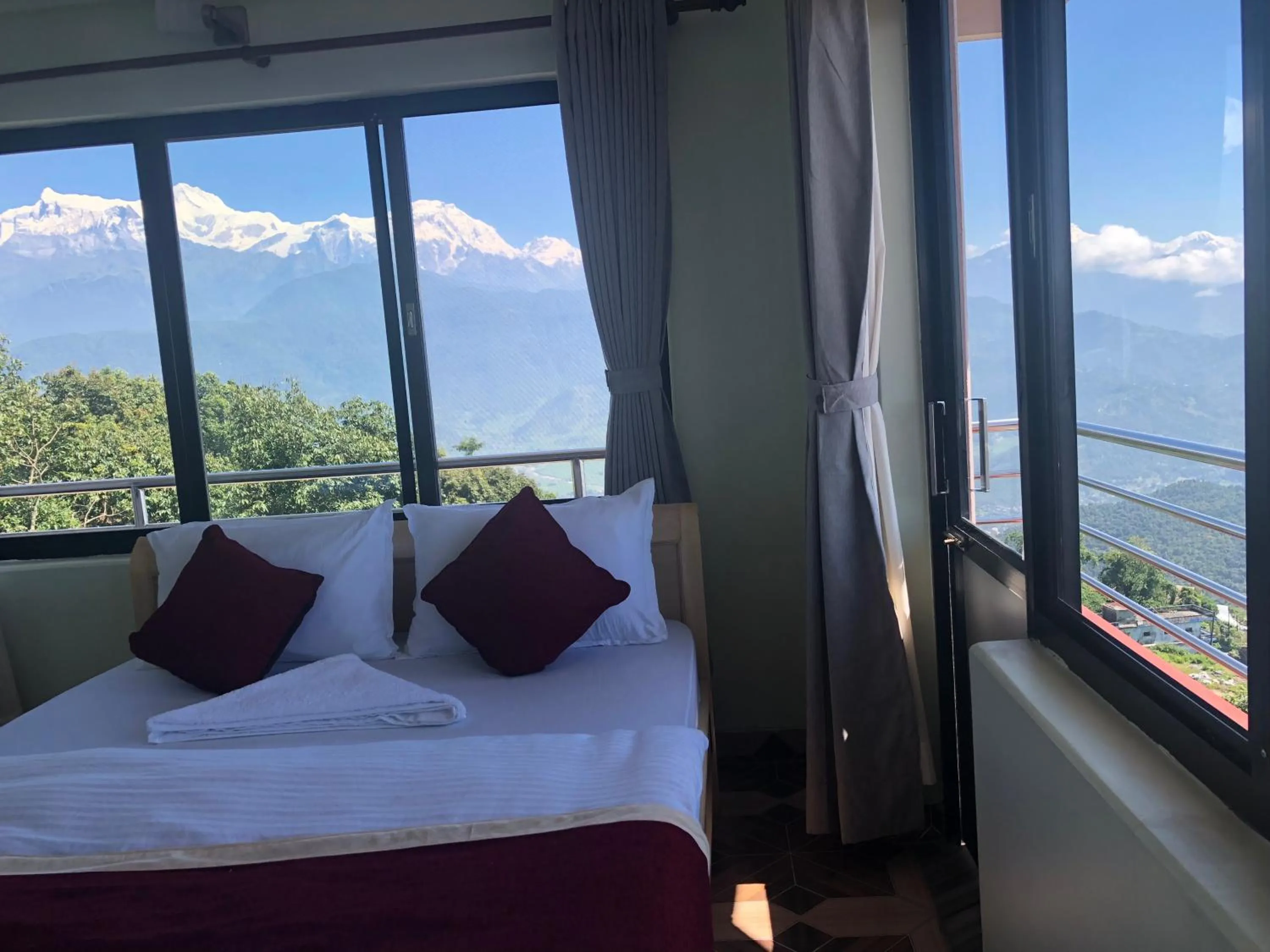 City view, Bed in Hotel Pristine Himalaya