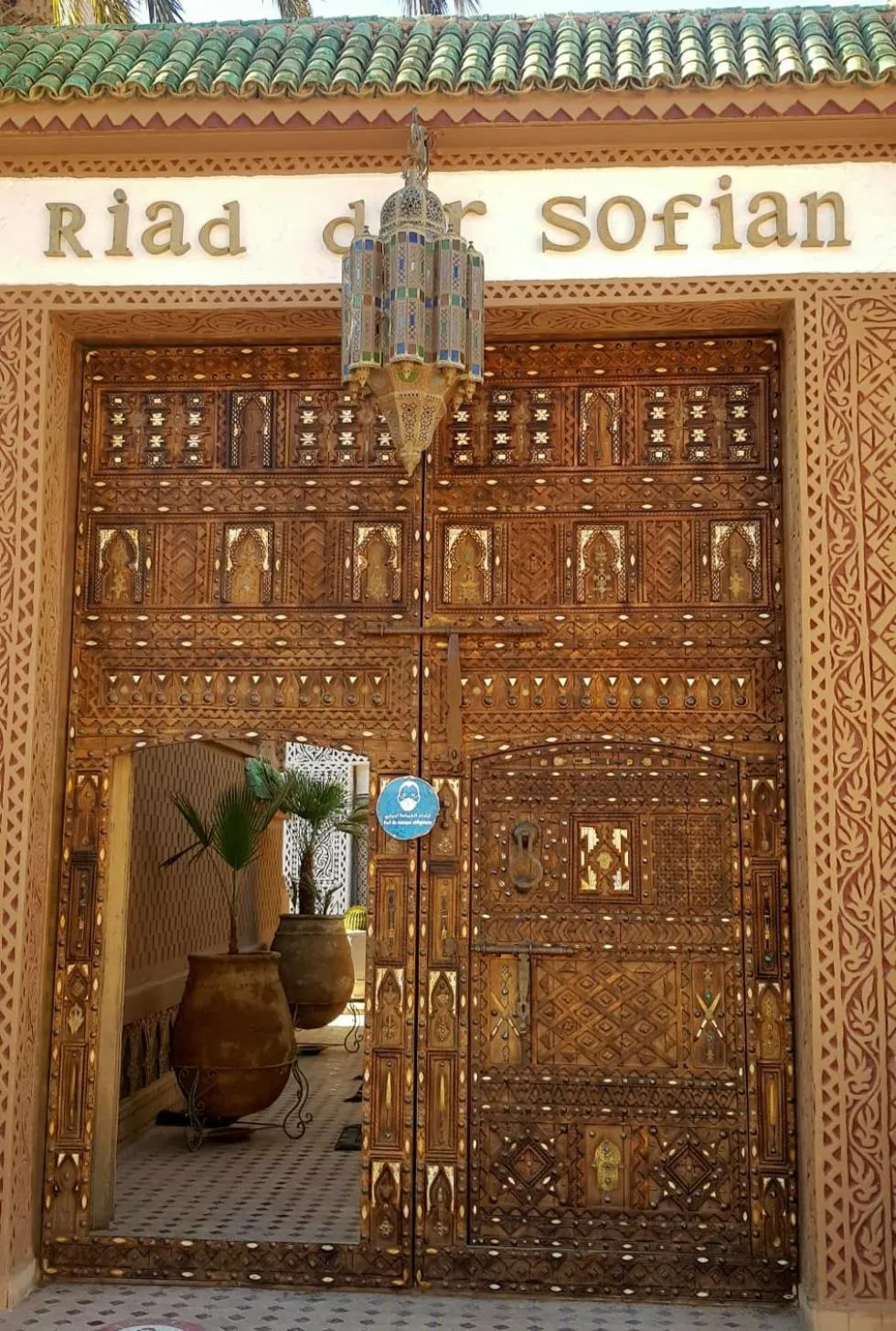 Facade/entrance in Riad Dar Sofian
