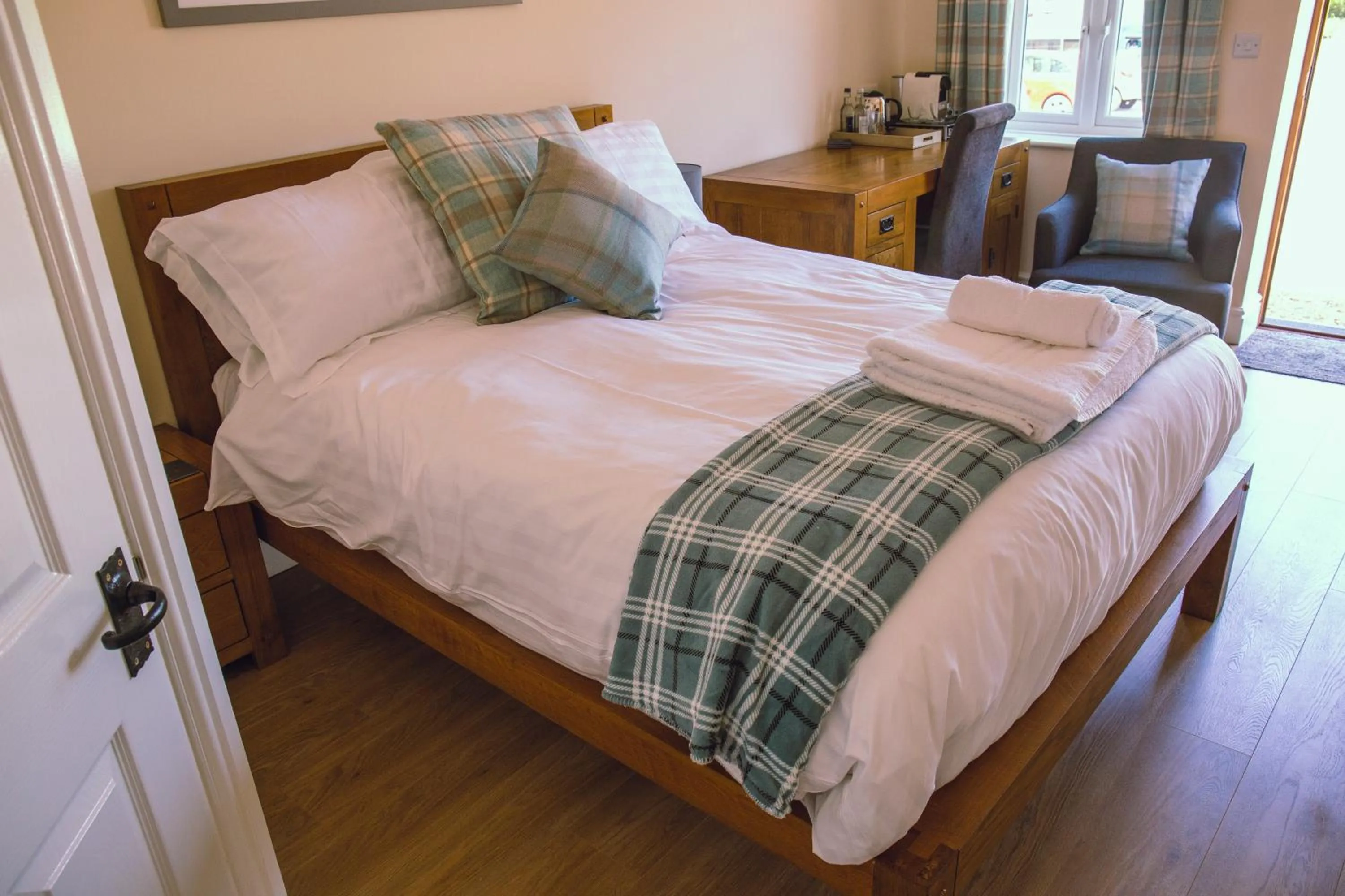 Bed in The Barn Courtyard
