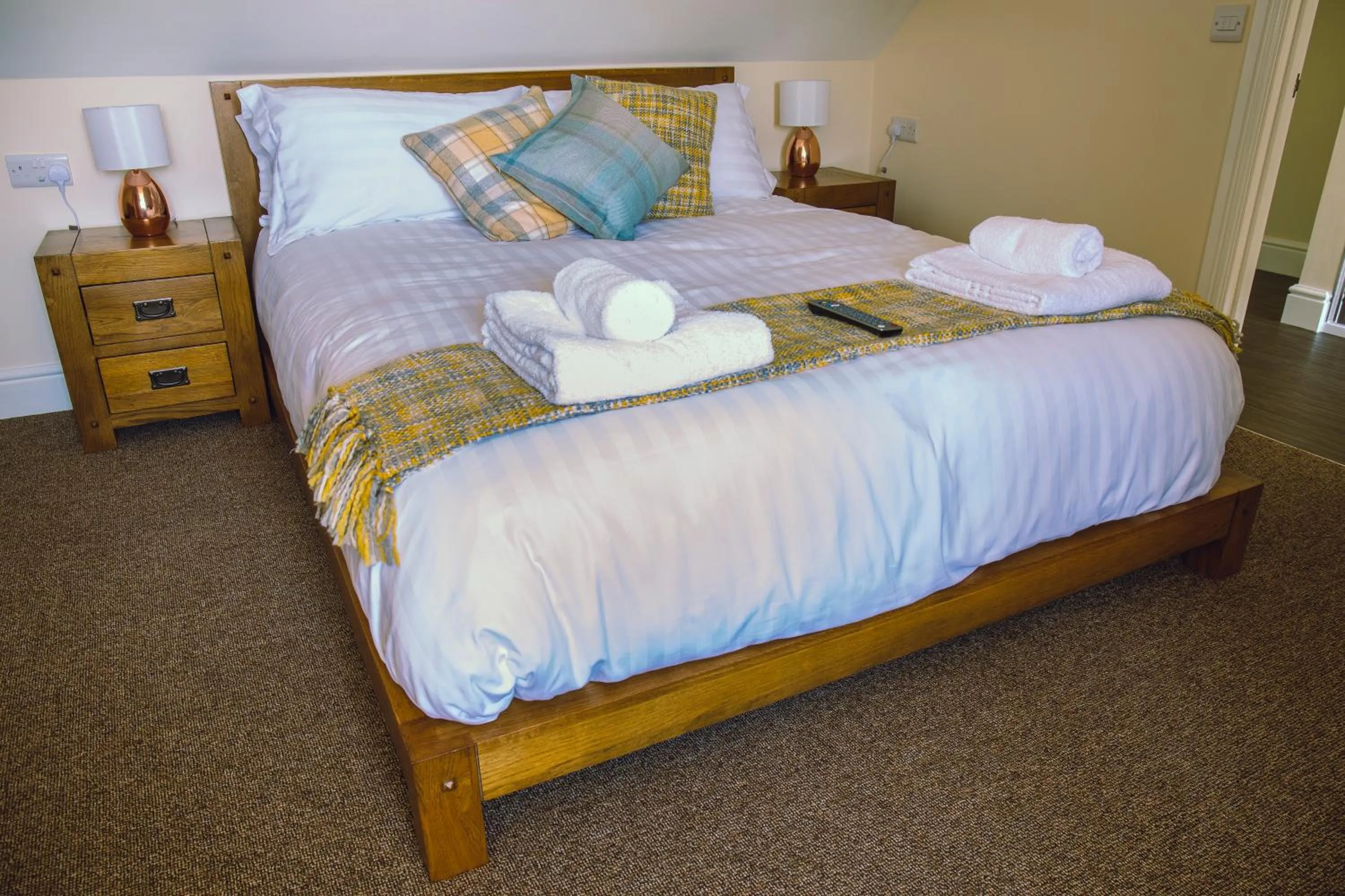 Bed in The Barn Courtyard