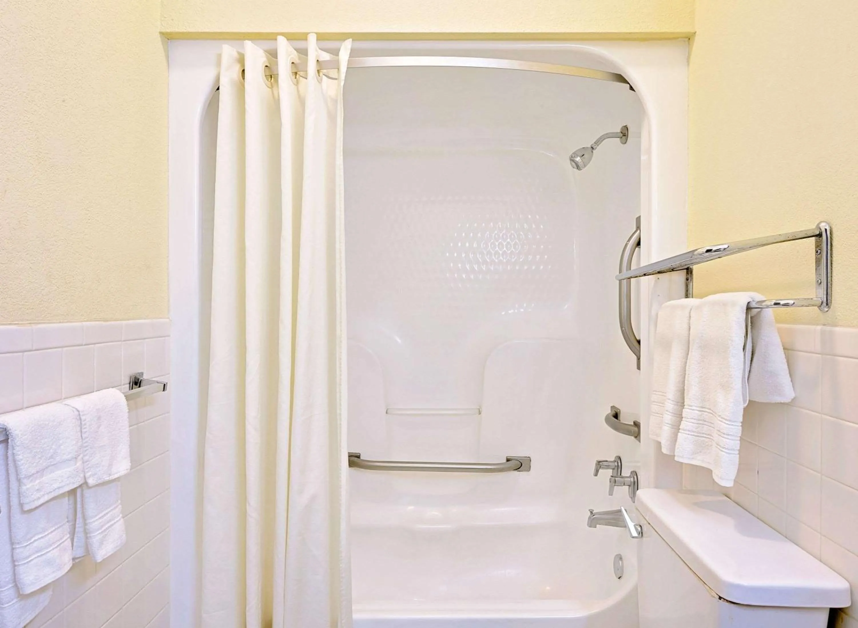 Bathroom in Super 8 by Wyndham Laurel