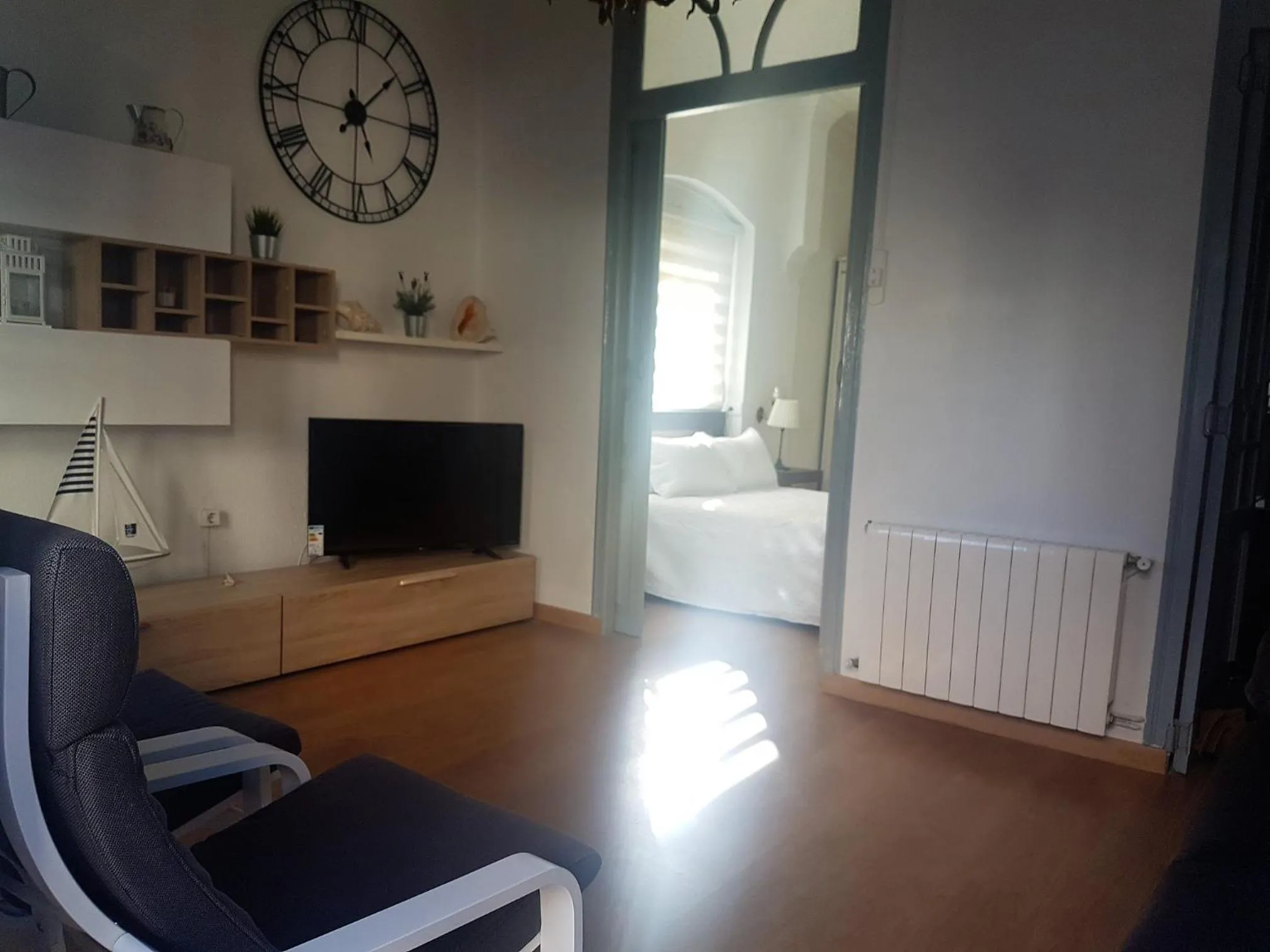 Living room in Apartamento con vistas a la Marina Real