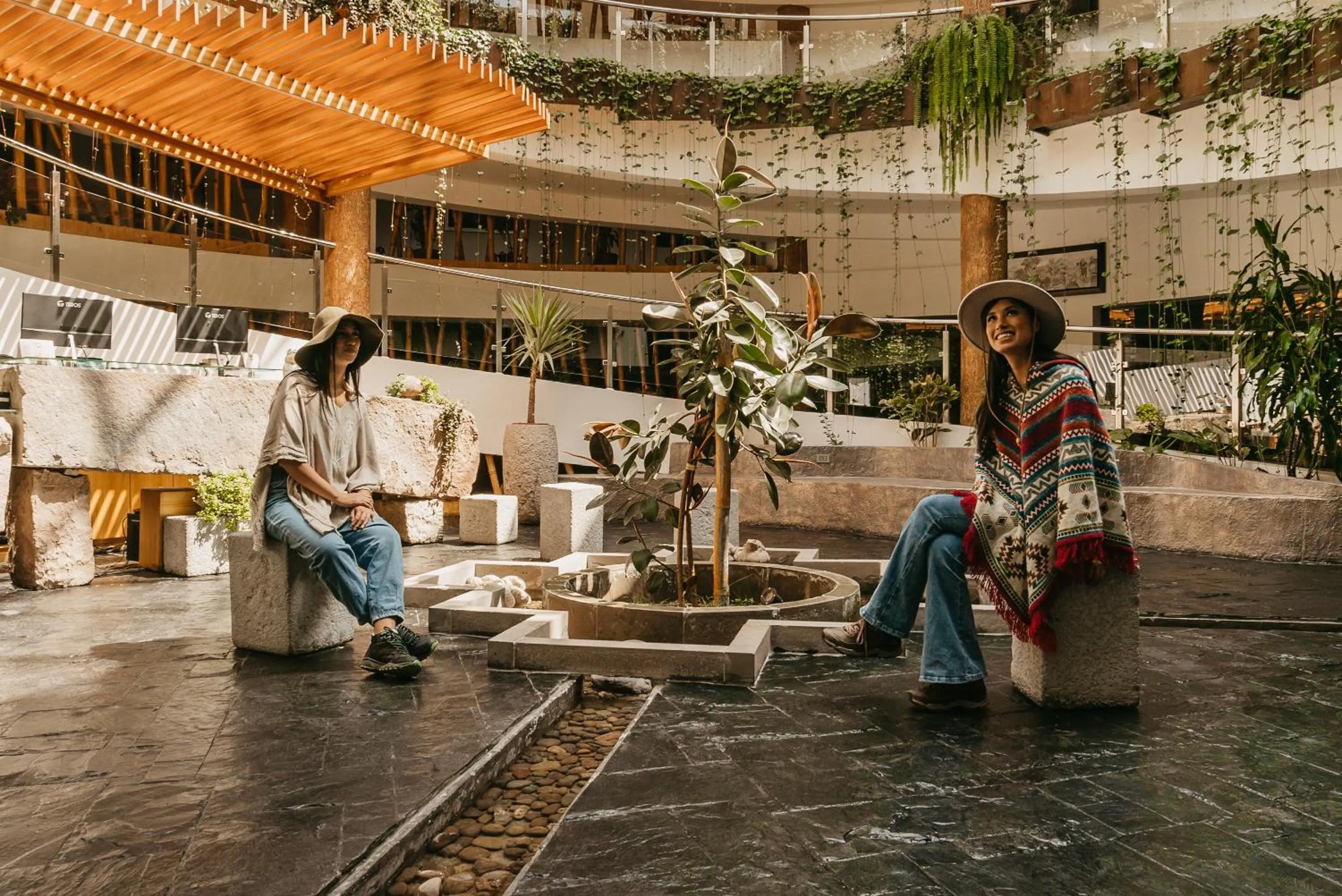 Lobby or reception in Hacienda del Valle Sagrado