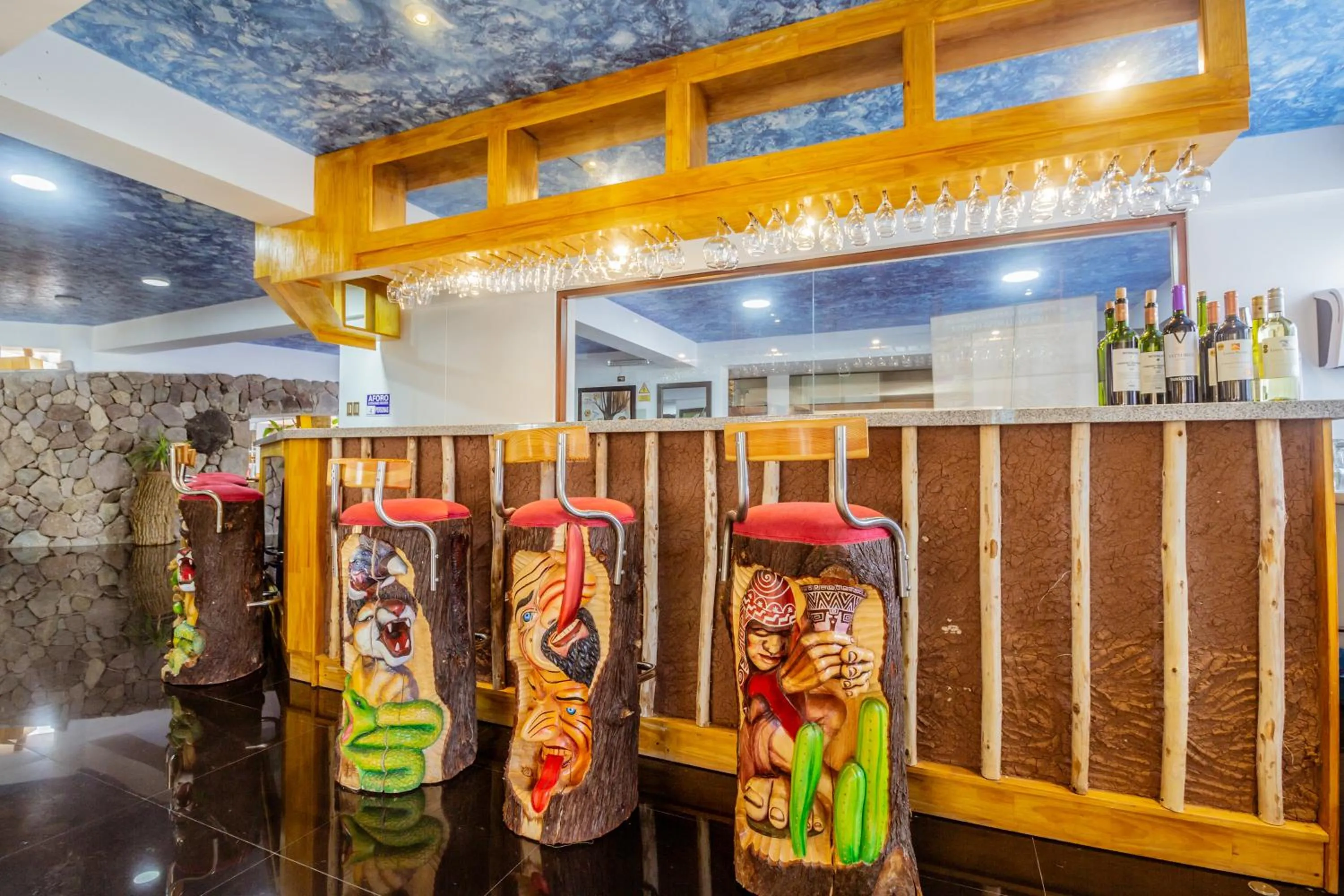 Lounge or bar in Hacienda del Valle Sagrado