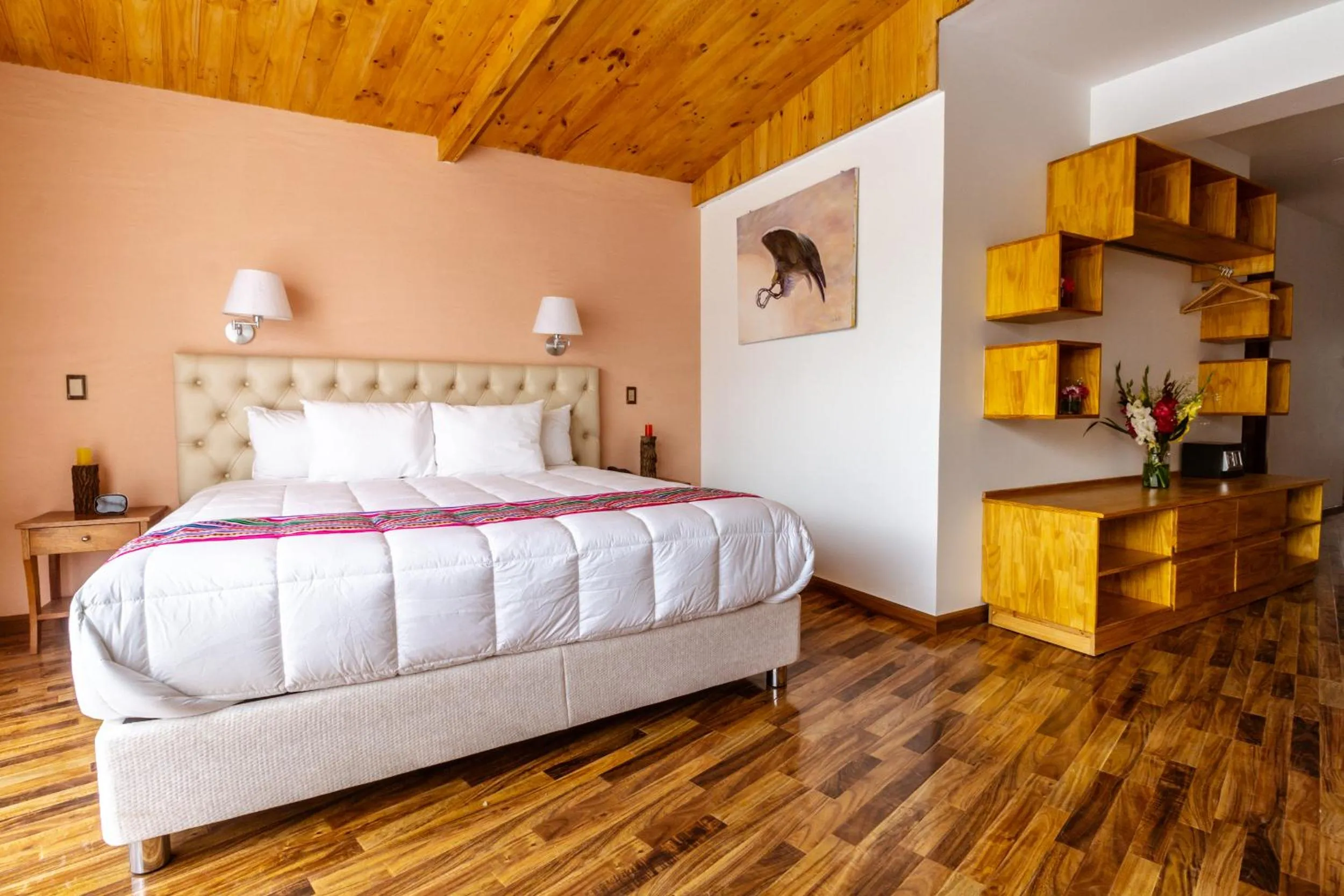 Bed in Hacienda del Valle Sagrado