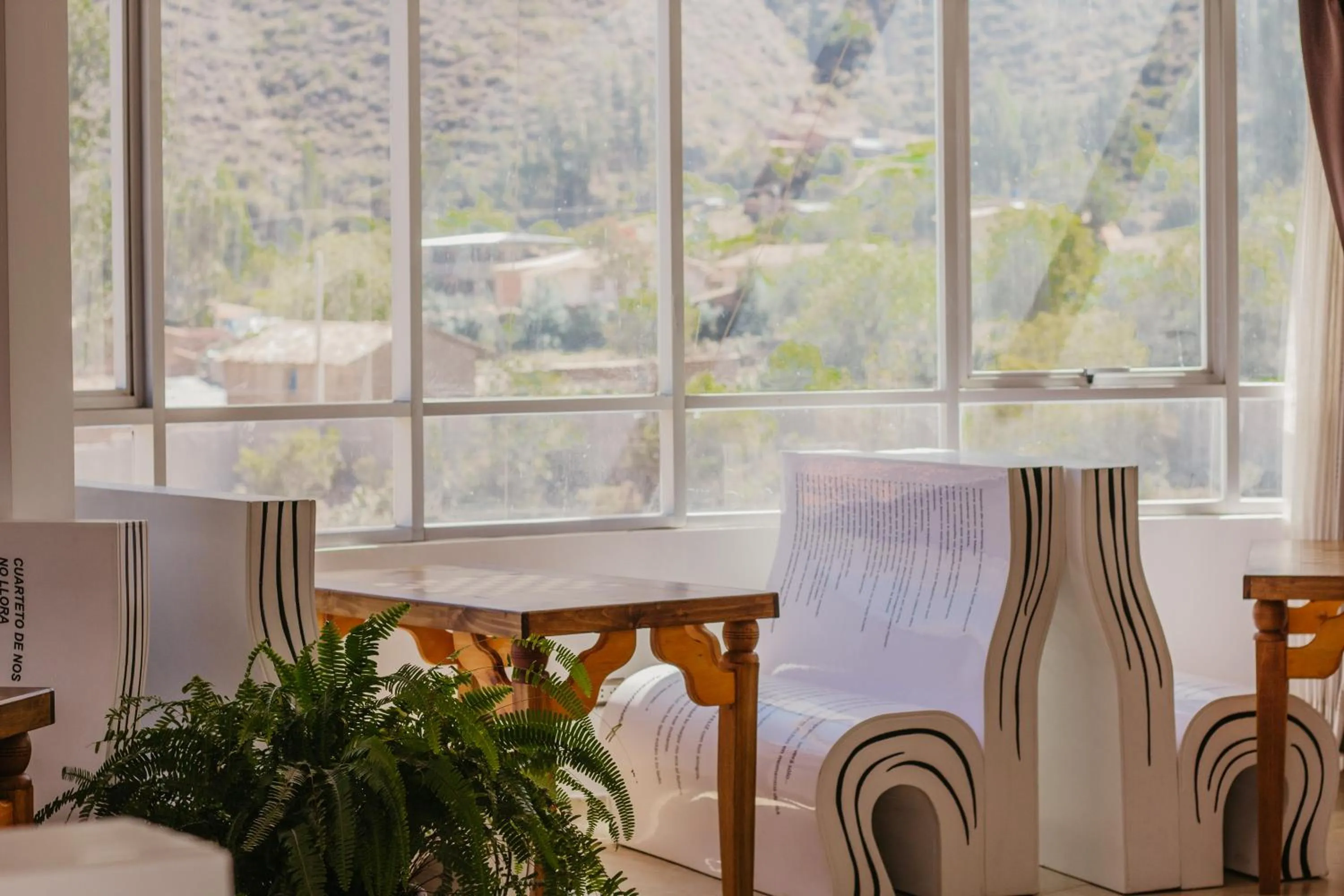 Library in Hacienda del Valle Sagrado