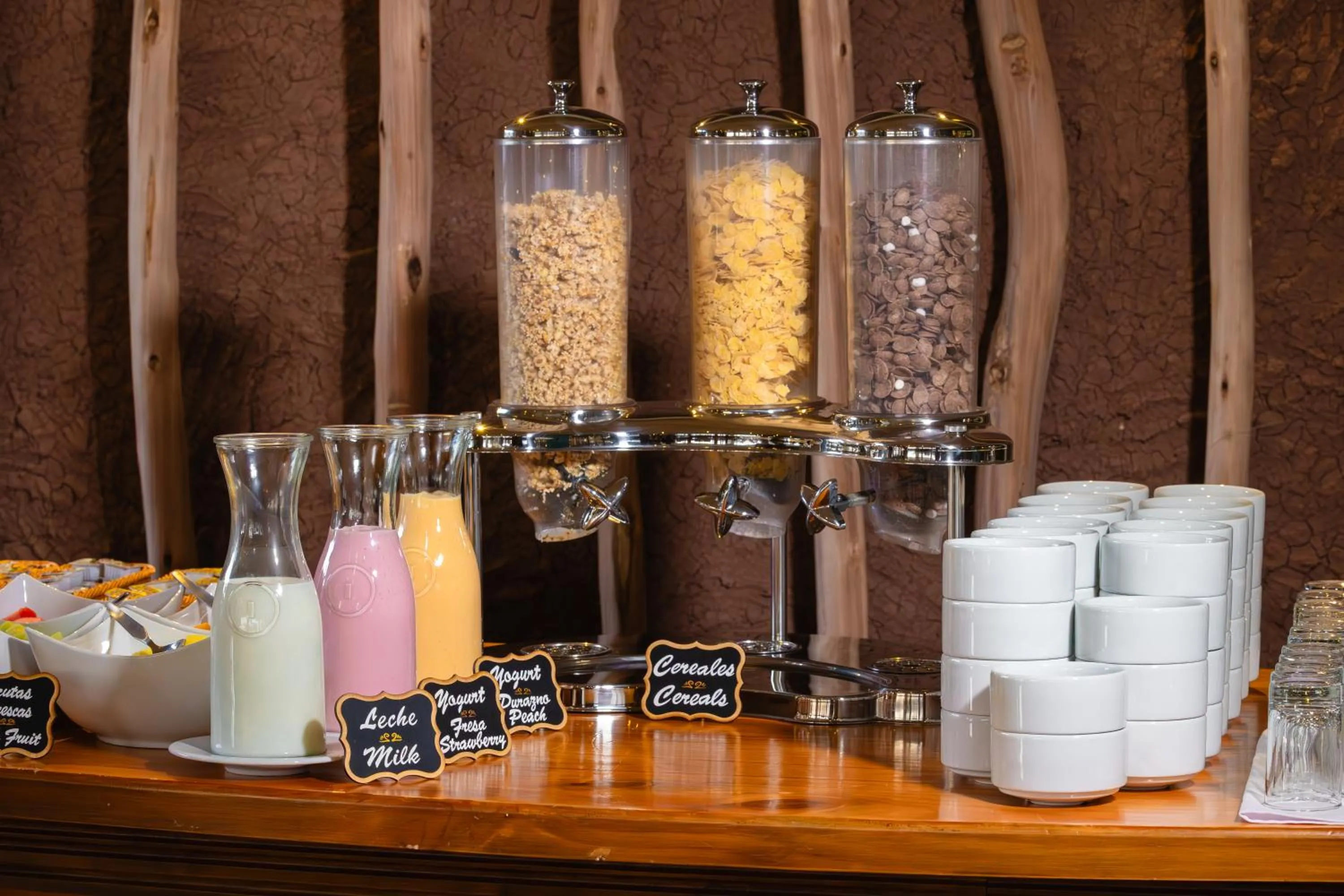 Buffet breakfast in Hacienda del Valle Sagrado