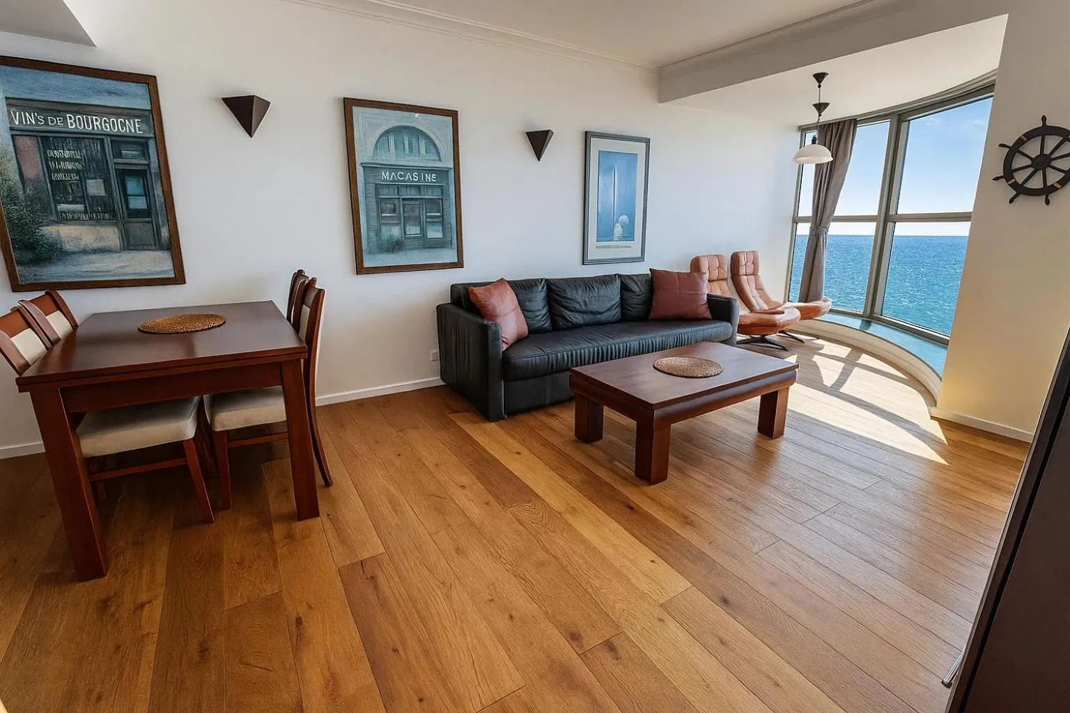 Living room in Luxurious Beach apartments