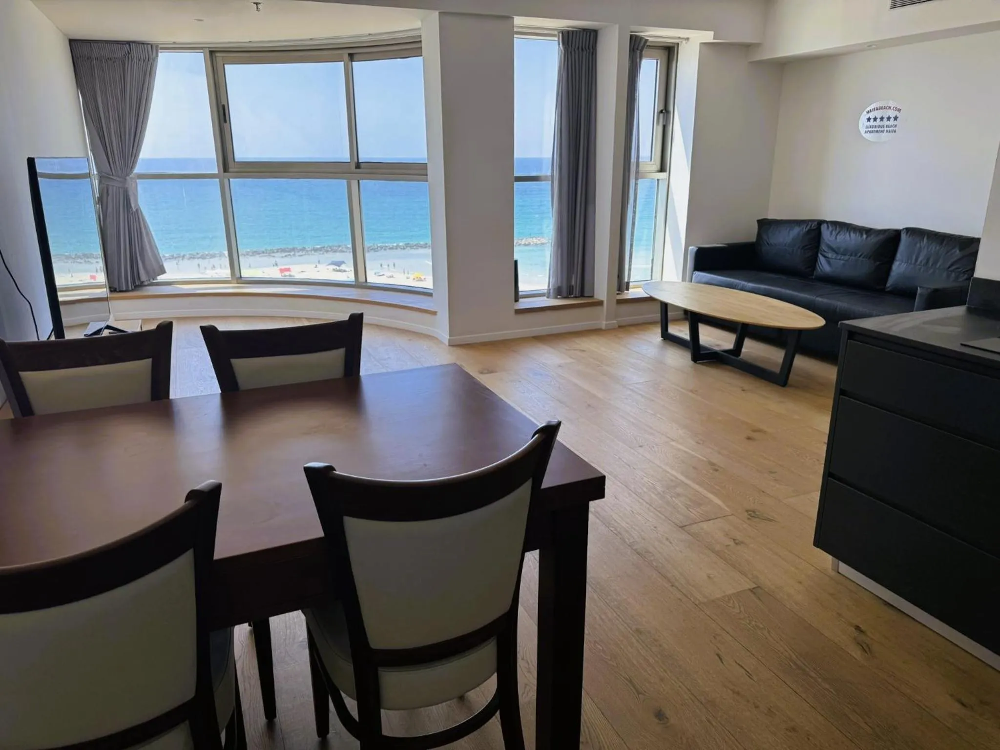 Living room in Luxurious Beach apartments