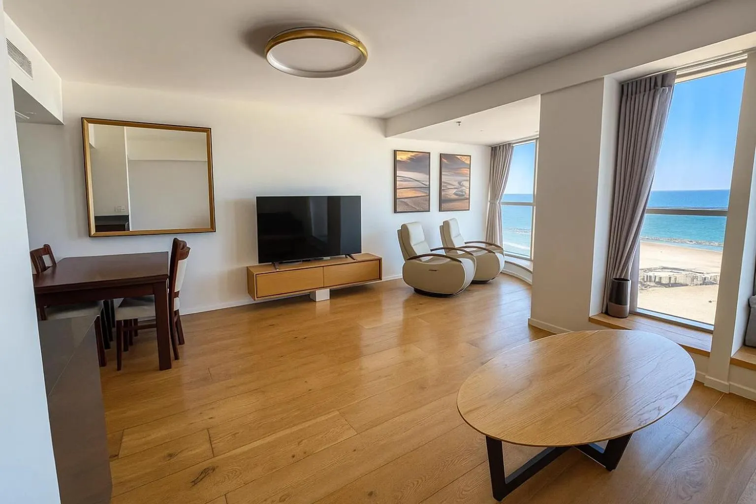 Living room in Luxurious Beach apartments