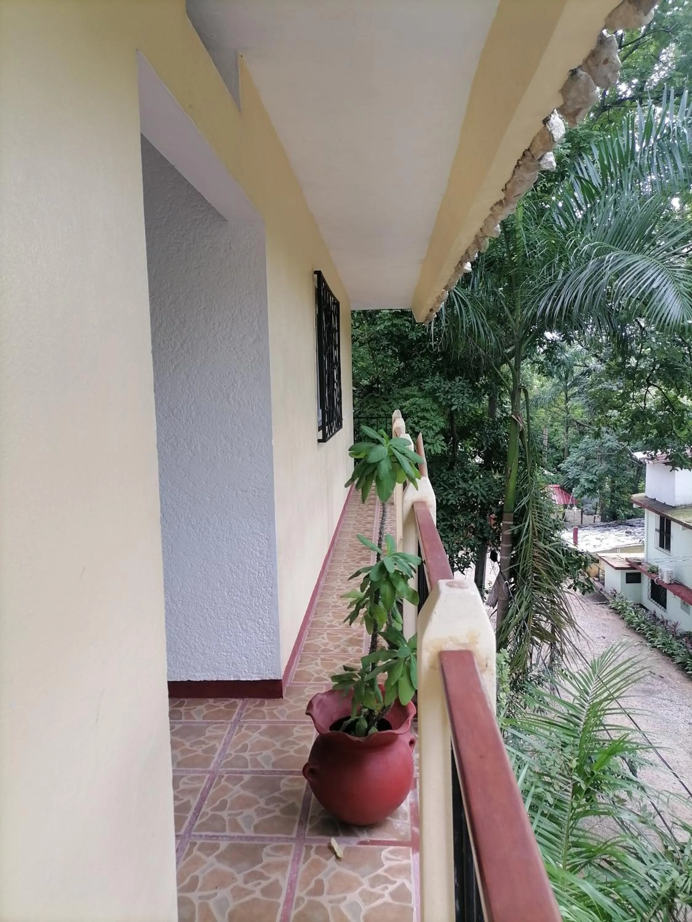 Quiet street view in Hotel - Museo Xibalba
