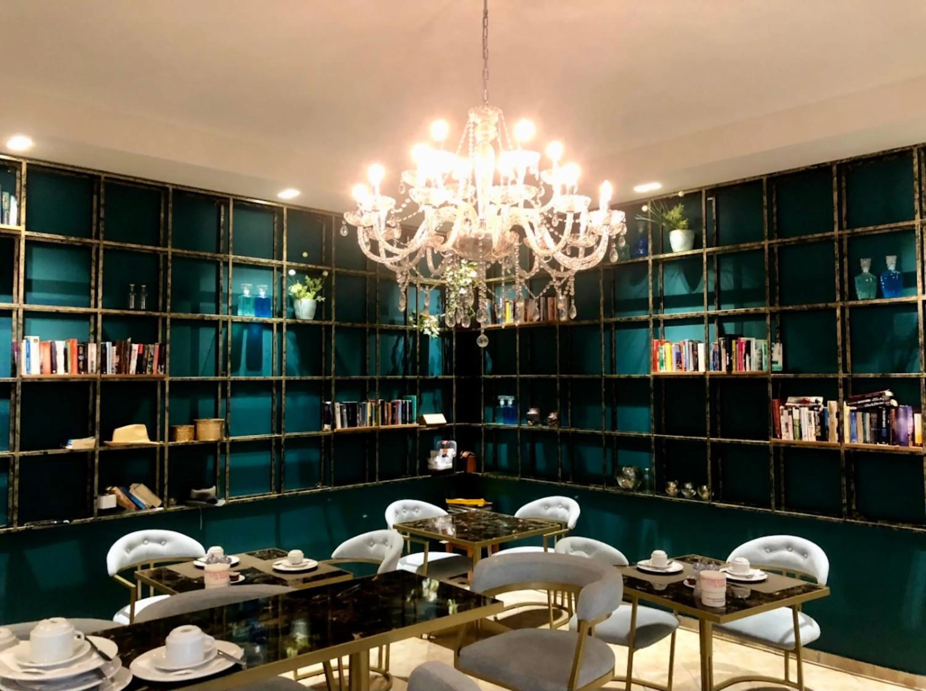 Seating area in IONIAN SUITES by Bruskos