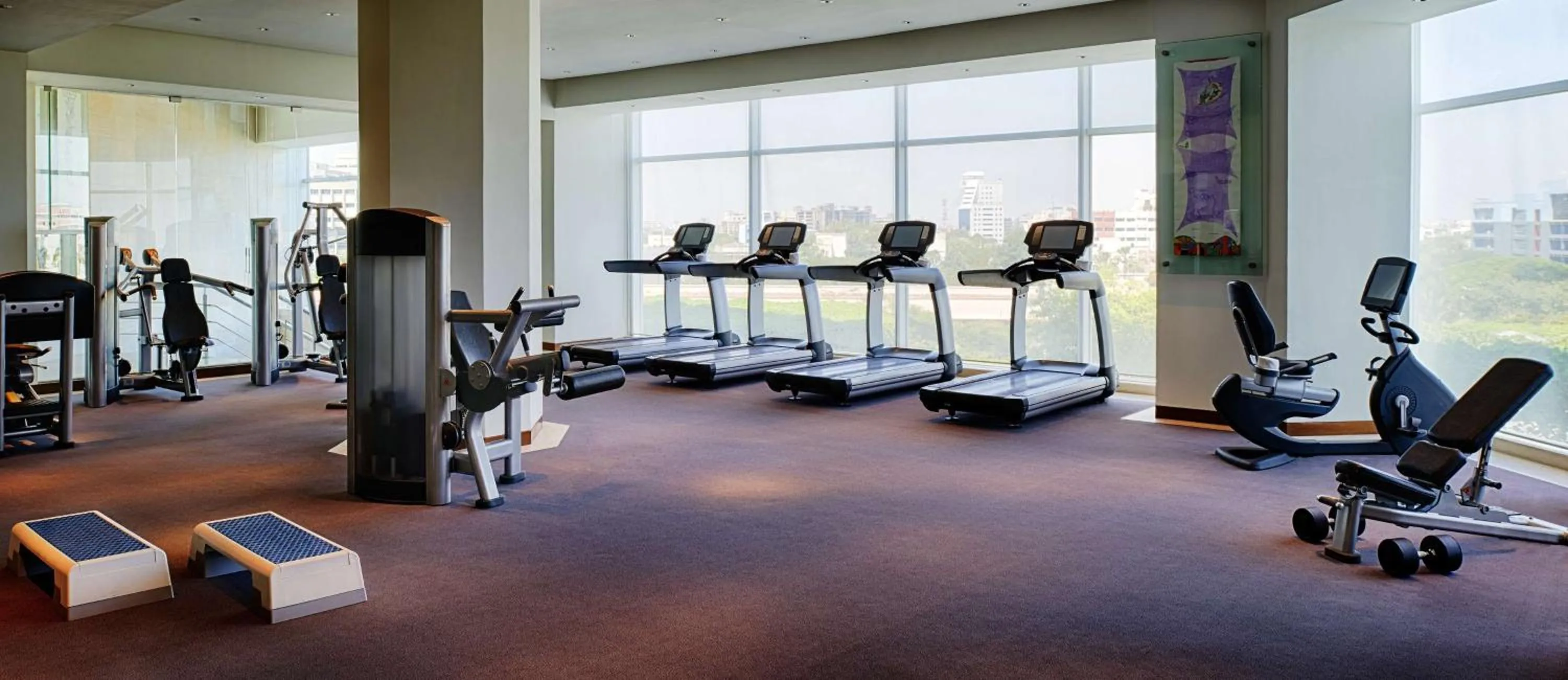 Fitness centre/facilities in Hyatt Regency Chennai