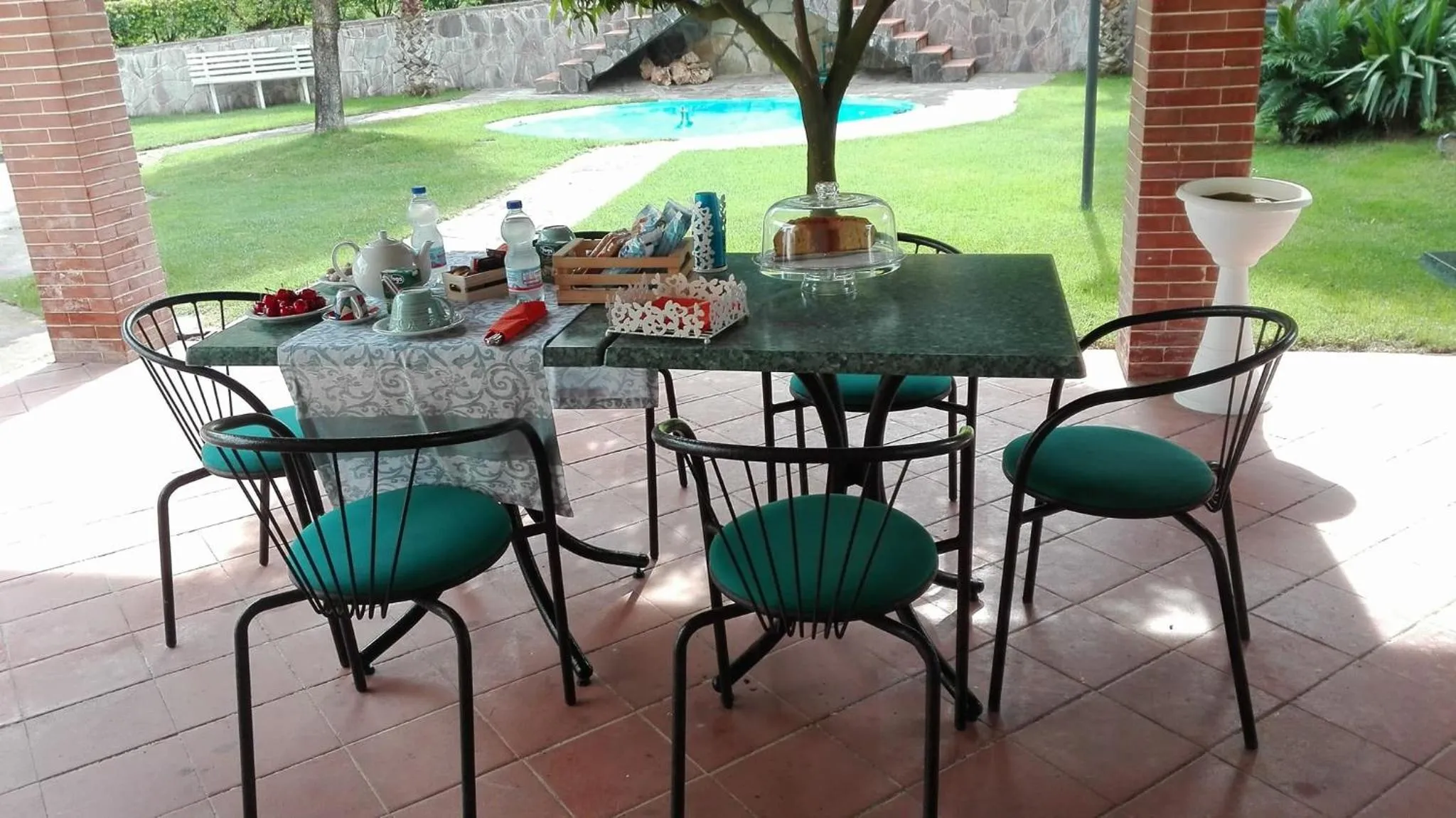 Garden view in B&B sentiero romantico