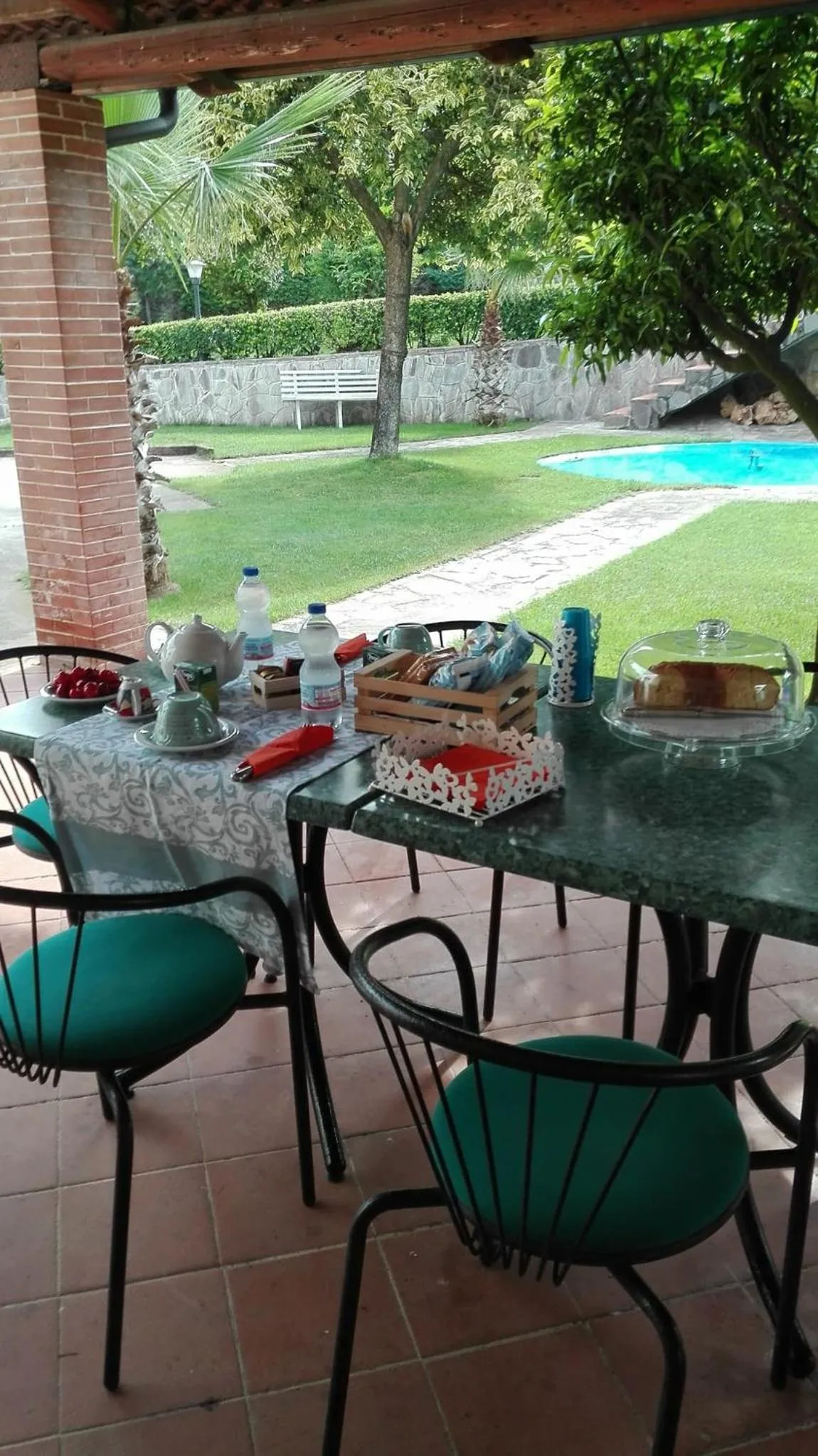 Garden view in B&B sentiero romantico