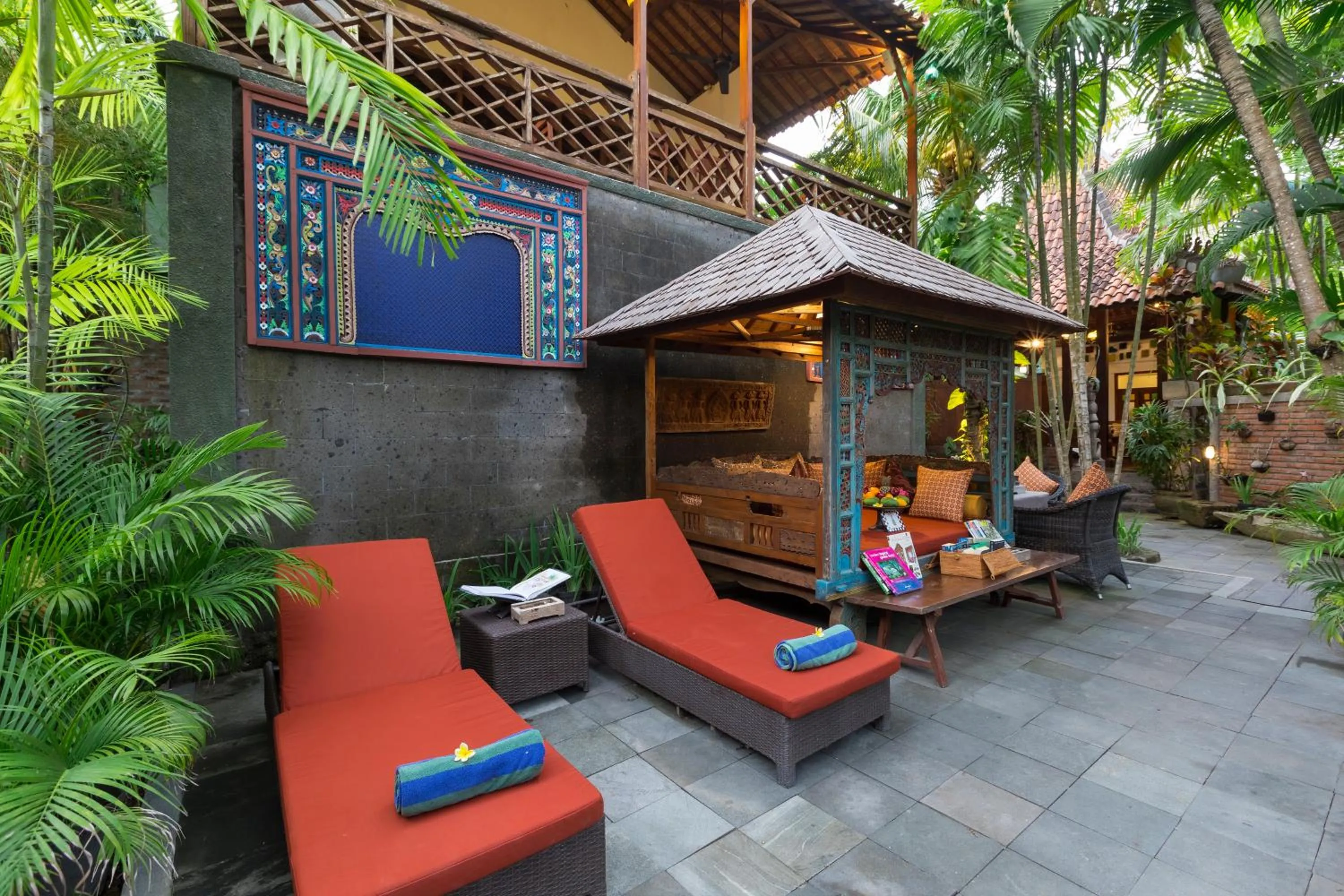 Patio in Villa Kampung Kecil Boutique Hotel