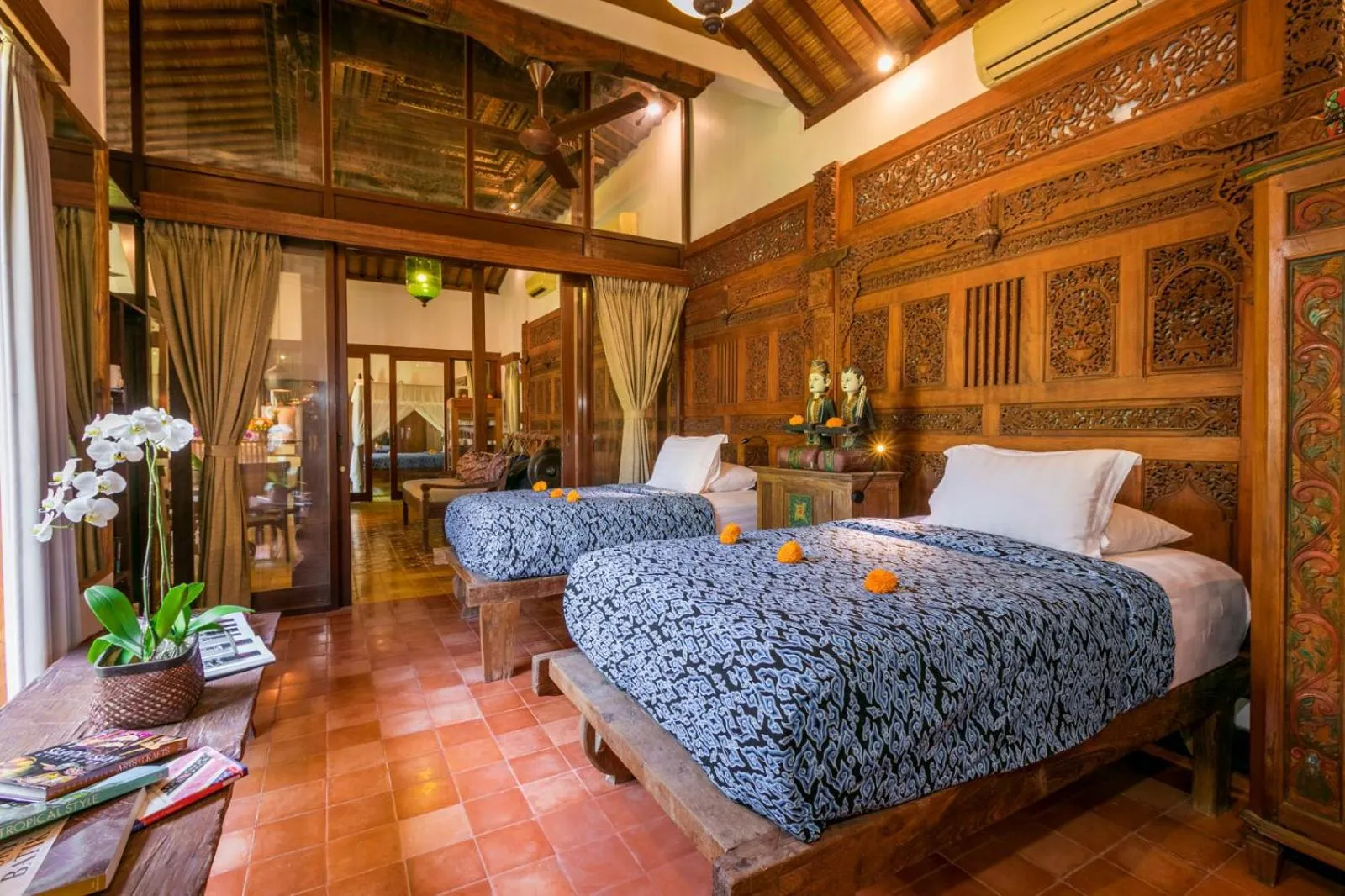 Bed in Villa Kampung Kecil Boutique Hotel
