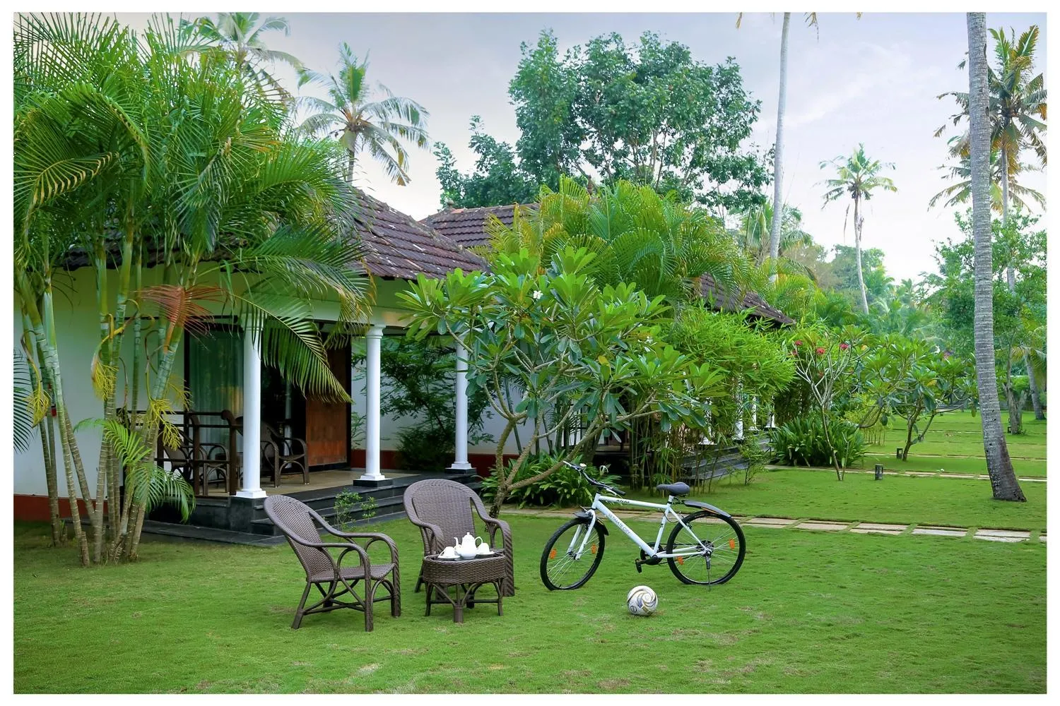 Garden in Seclude Kerala, Marari Sands